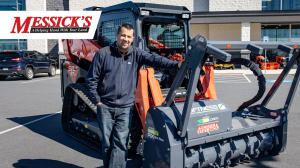 Kubota SVL97 Loftness Battle Ax. Forestry Customizations