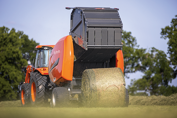 kubota bv4160 dropping bale