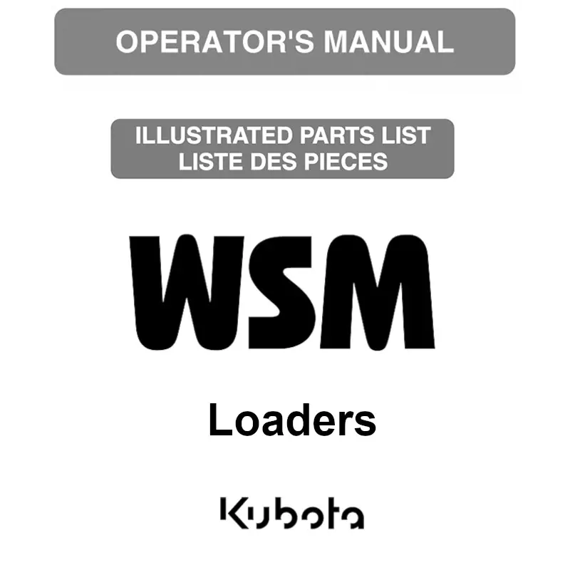 Kubota Loader Manuals