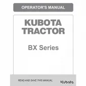 Kubota BX-Series Operators Manuals