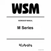 Kubota M-Series Shop Manuals
