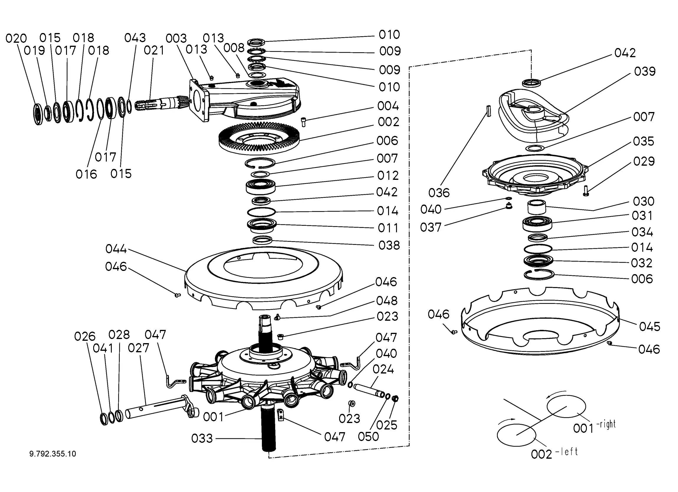 Kubota RA2072 Parts Diagrams