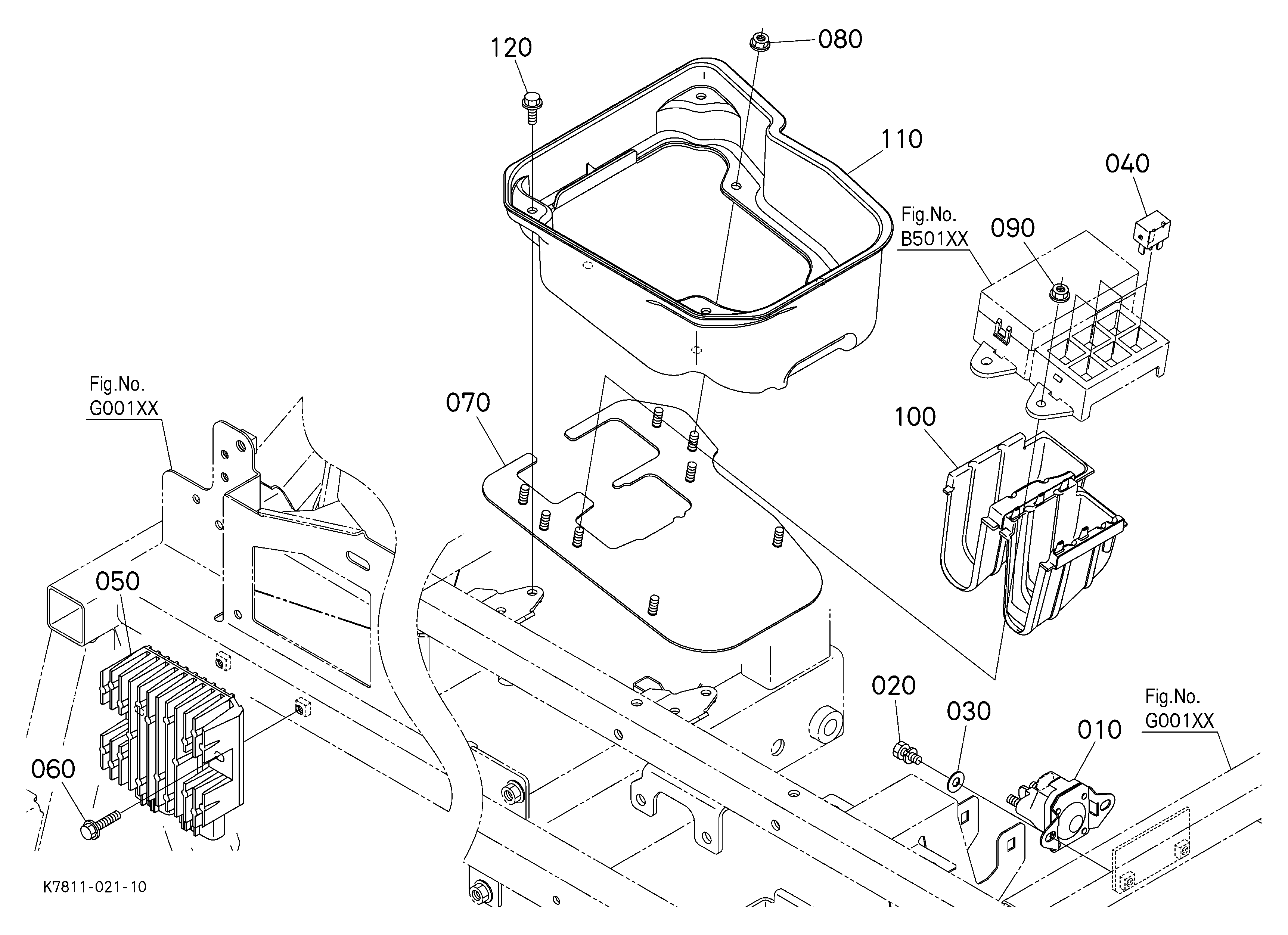 Kubota RTV-XG850W CA (Worksite Orange (CA Model)) Parts Diagrams