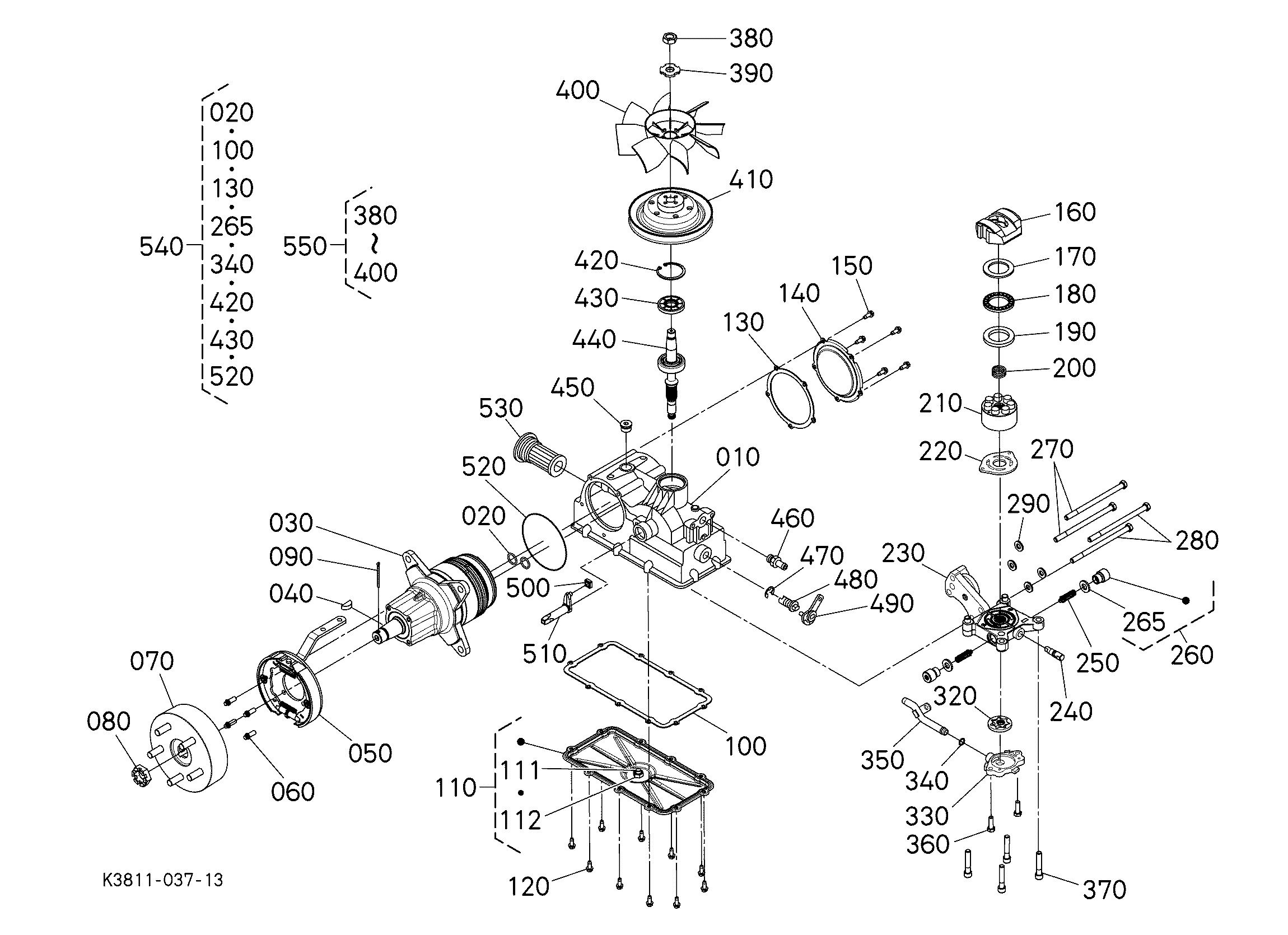 Kubota Z724XKW-2 Parts Diagrams