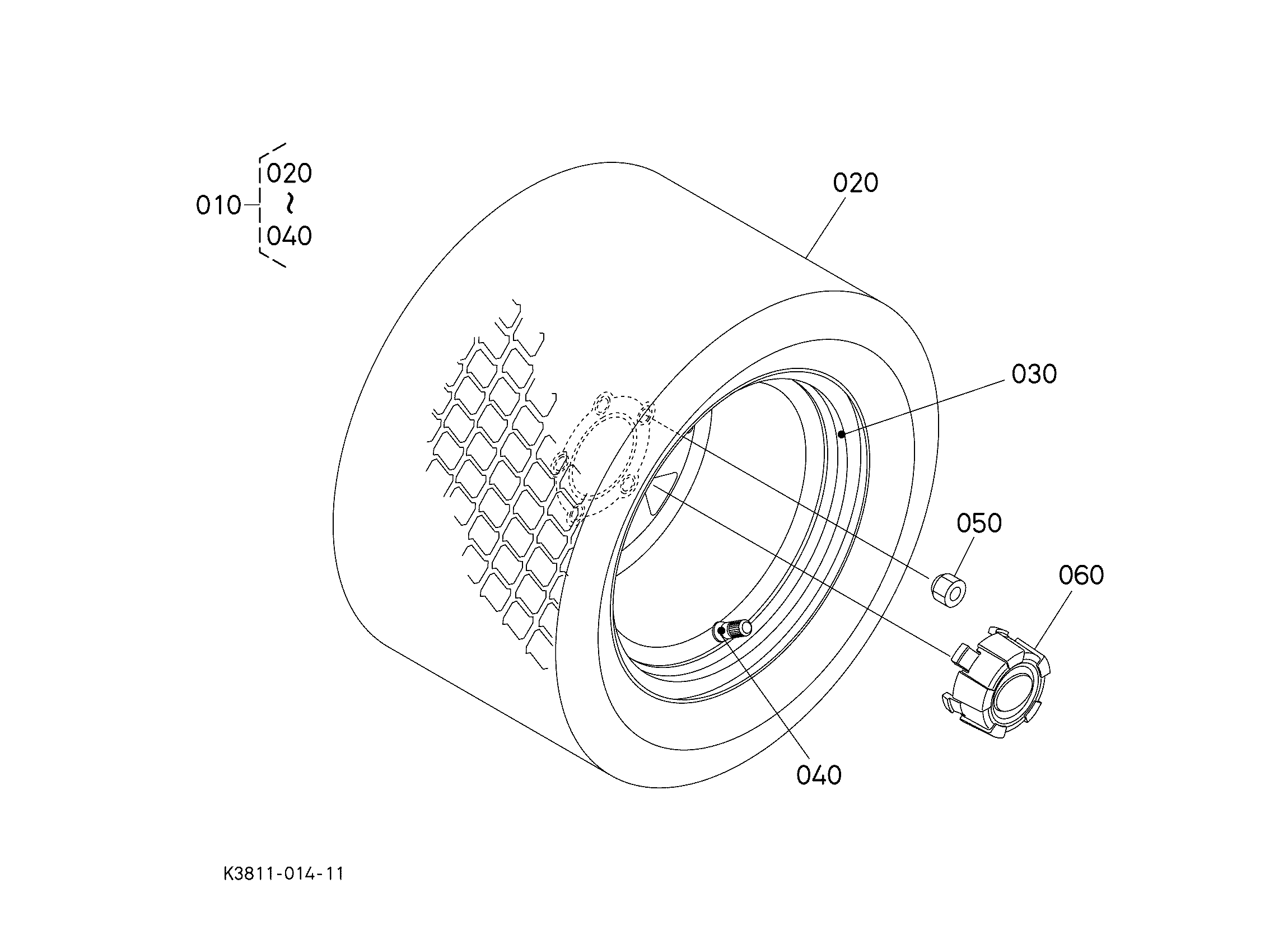 Kubota Z725KH-2 Parts Diagrams