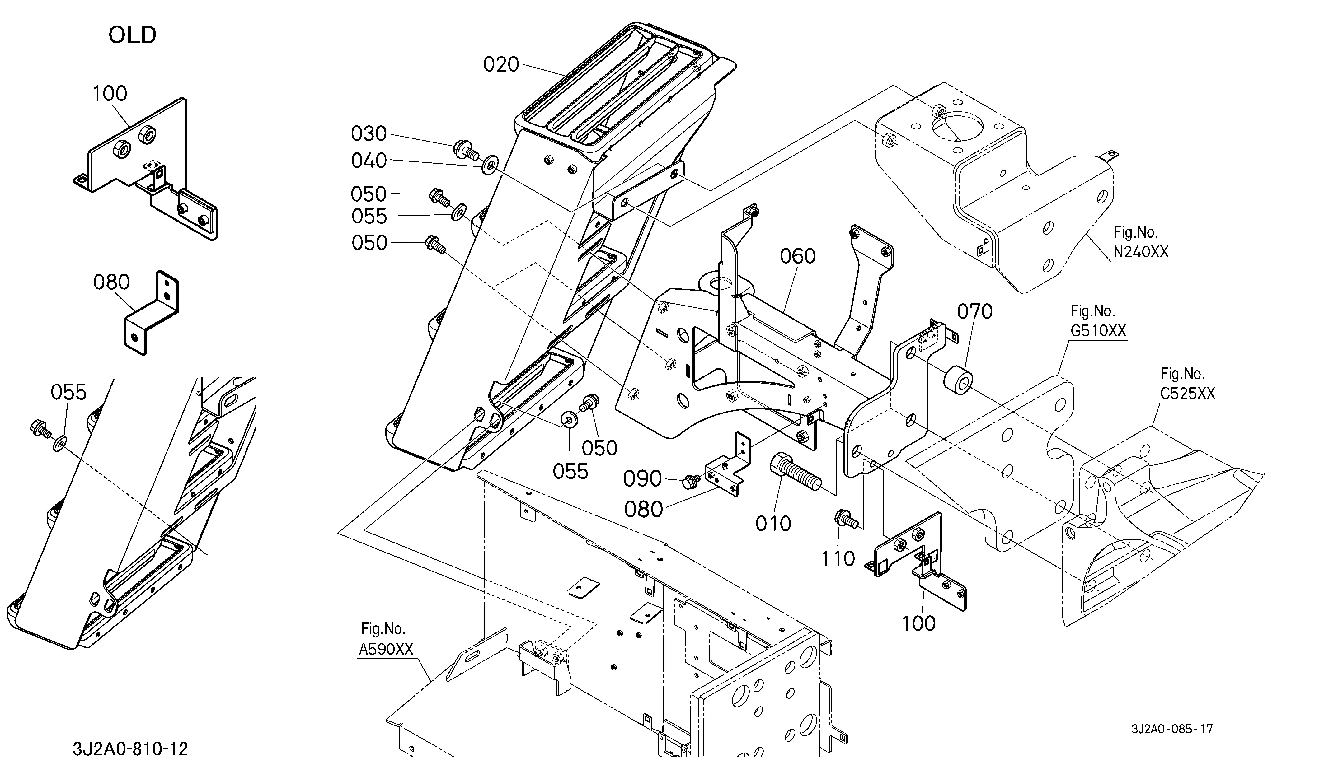 おーすけページ Kubota M7-132S Parts Diagrams