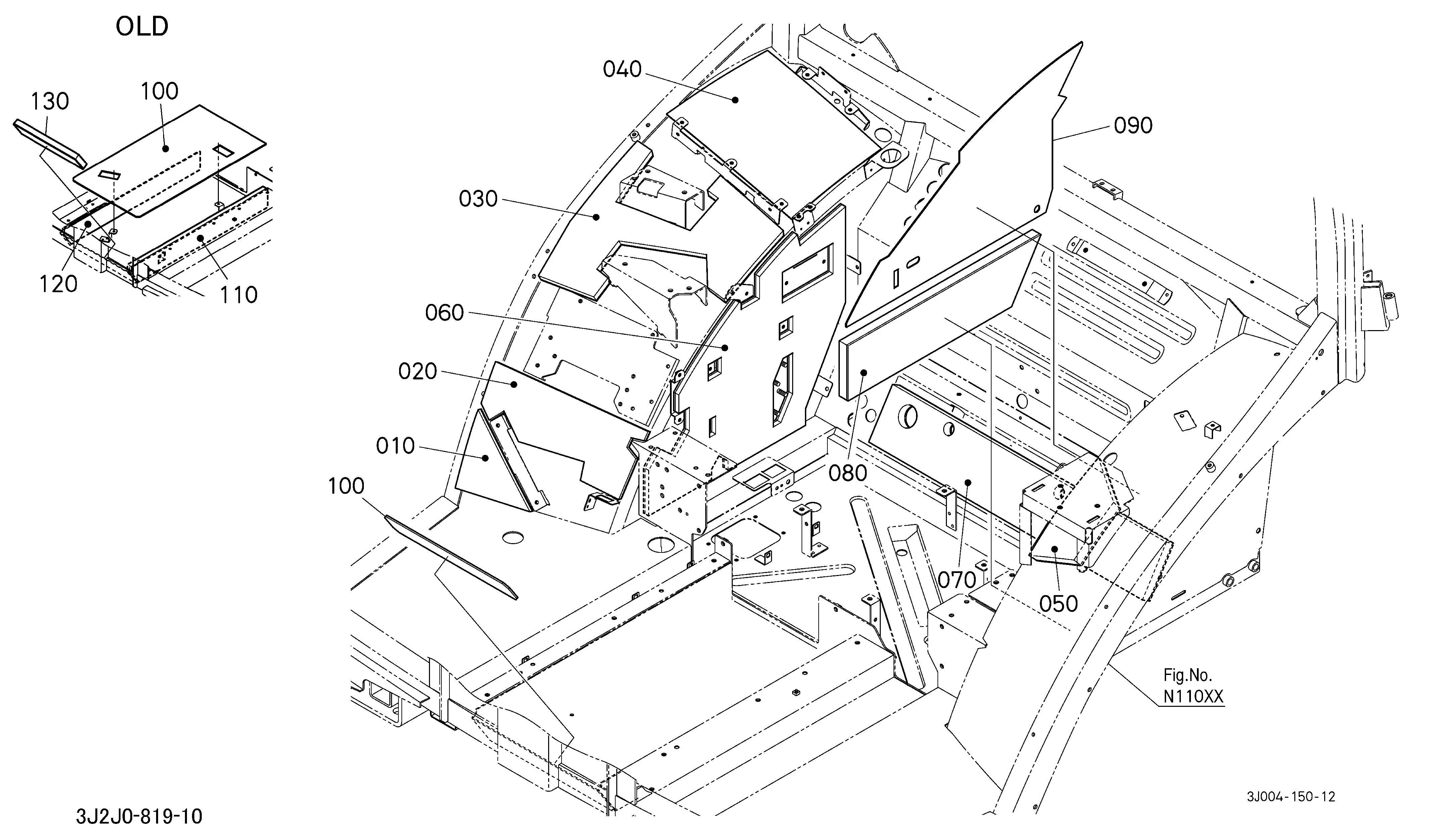 Kubota M7-152P Parts Diagrams