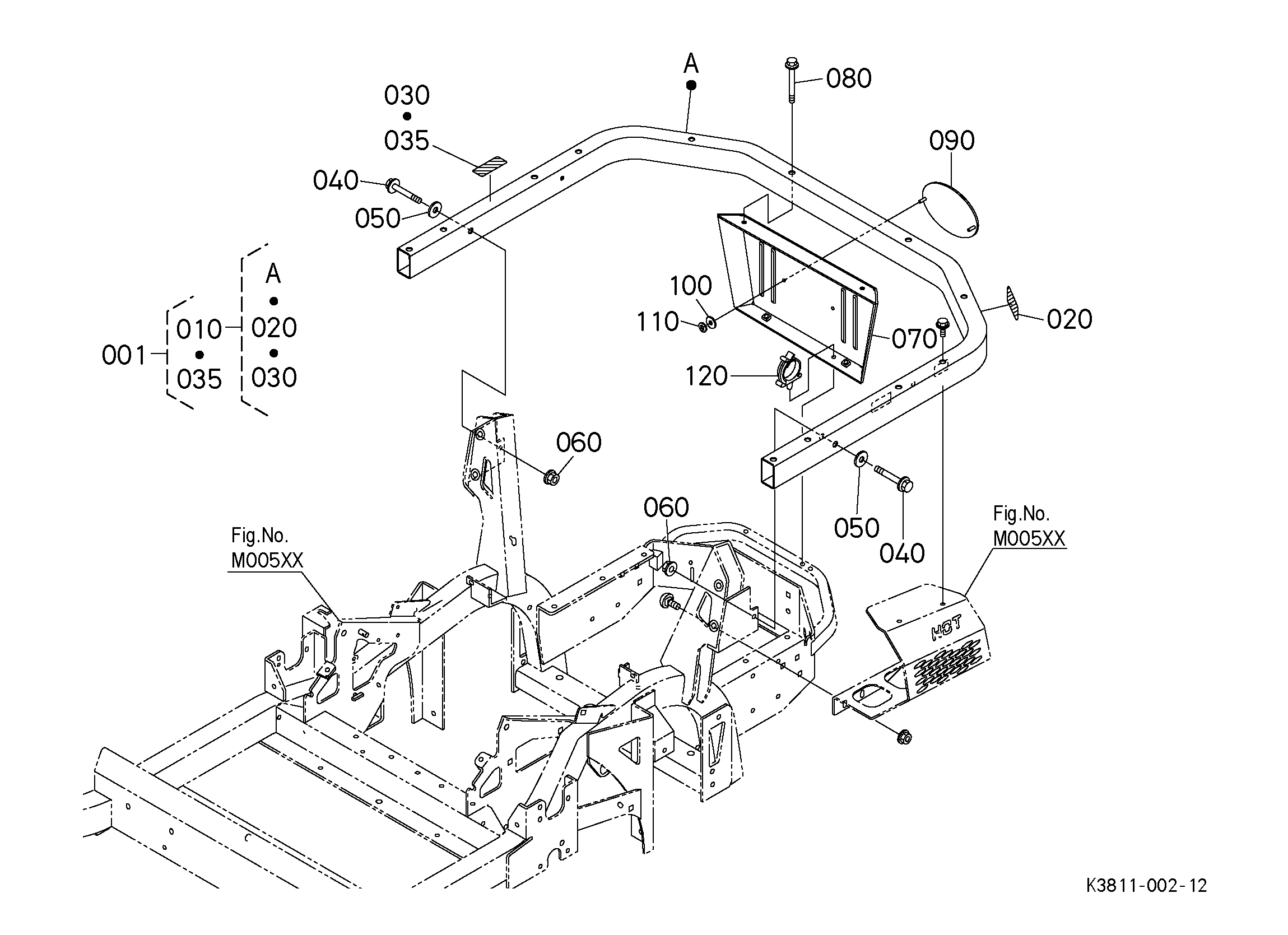 Kubota Z725KH-3 Parts Diagrams