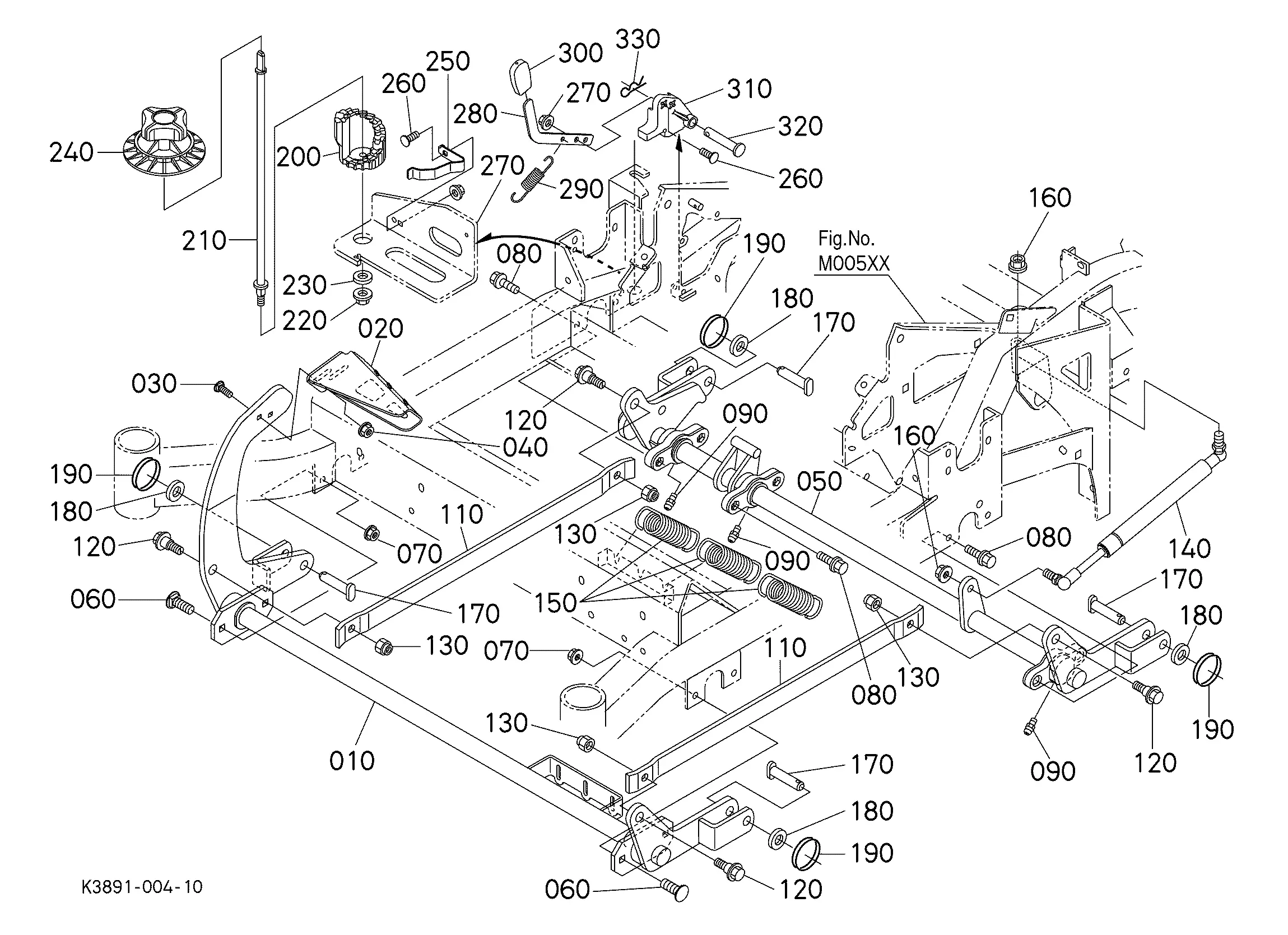 Kubota Z725KH-3 Parts Diagrams