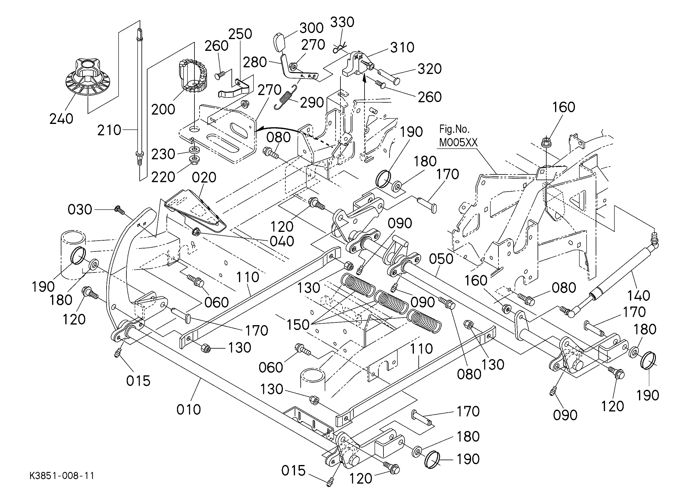 【k.k.】Drawing Numbers 3点SET Kubota Z725KH-3 Parts Diagrams