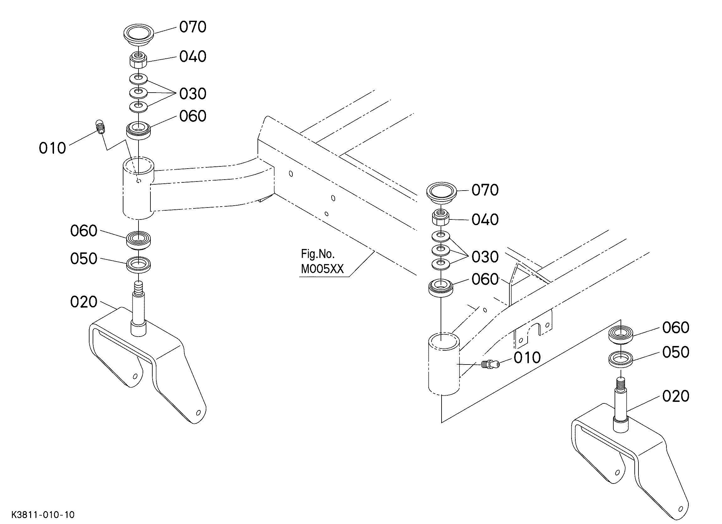 Kubota Z726XKW-3 Parts Diagrams