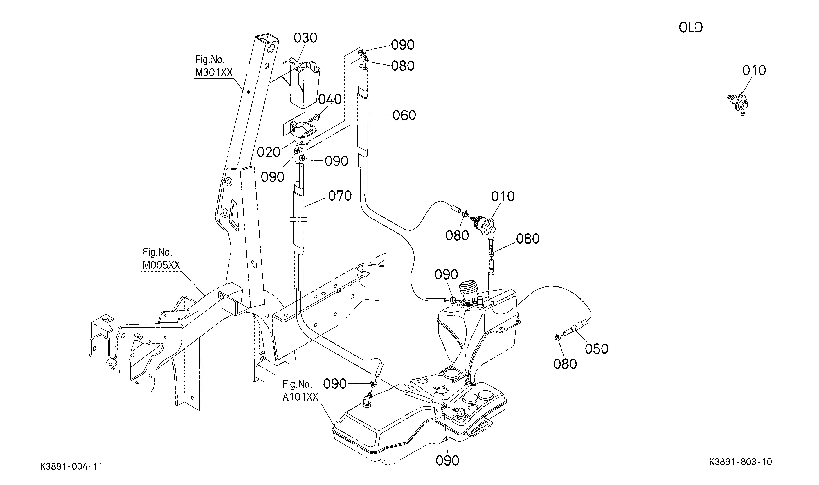 Kubota Z751KWI Parts Diagrams