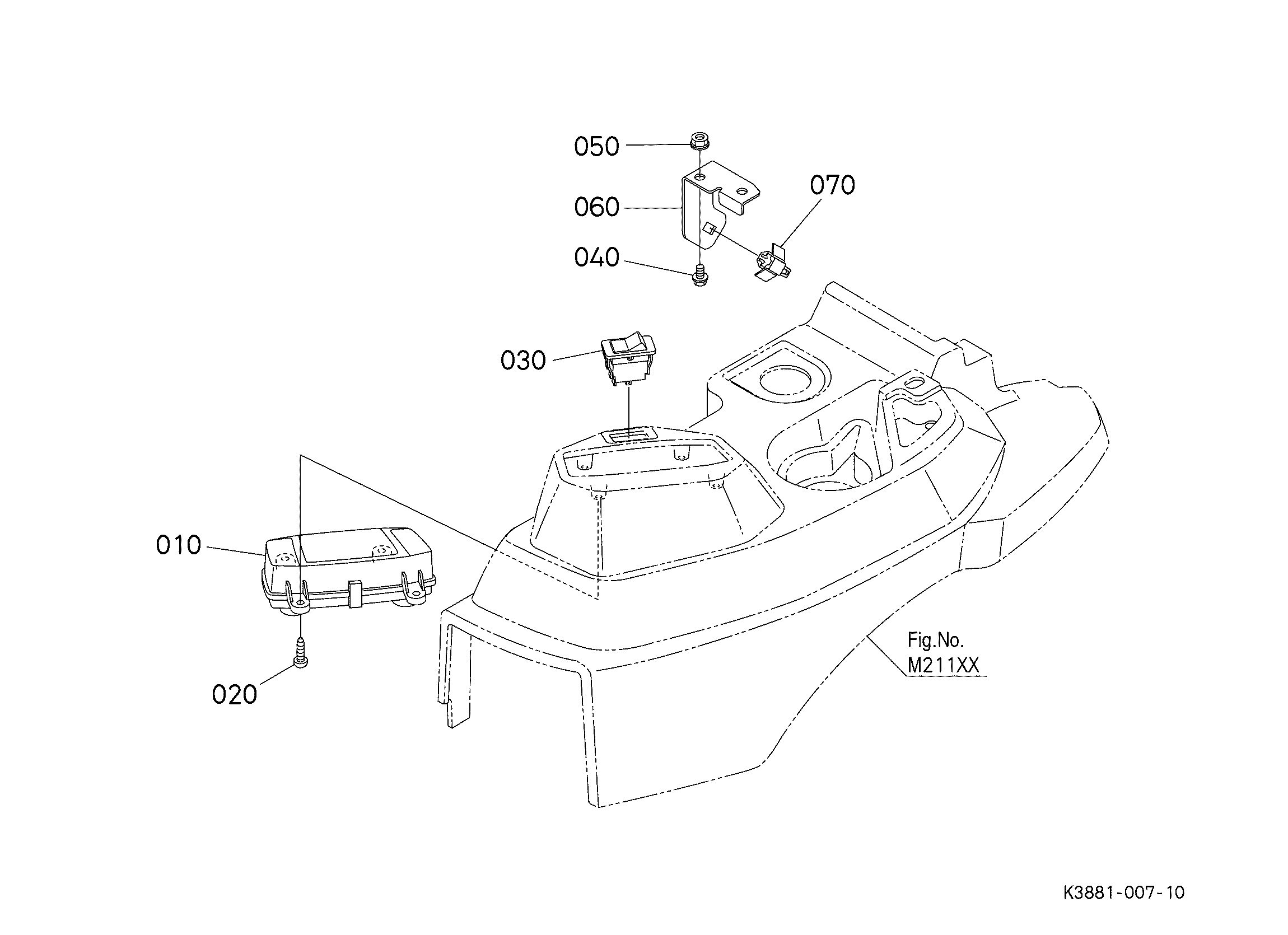 Kubota Z751KWI Parts Diagrams