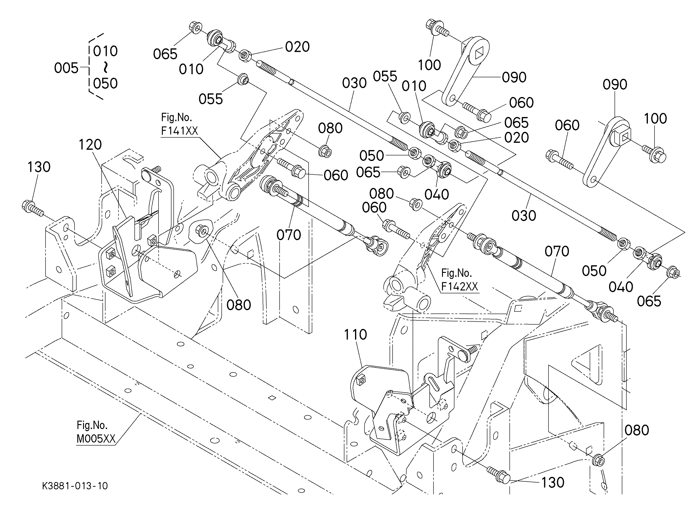 Kページ Kubota Z751KWI Parts Diagrams