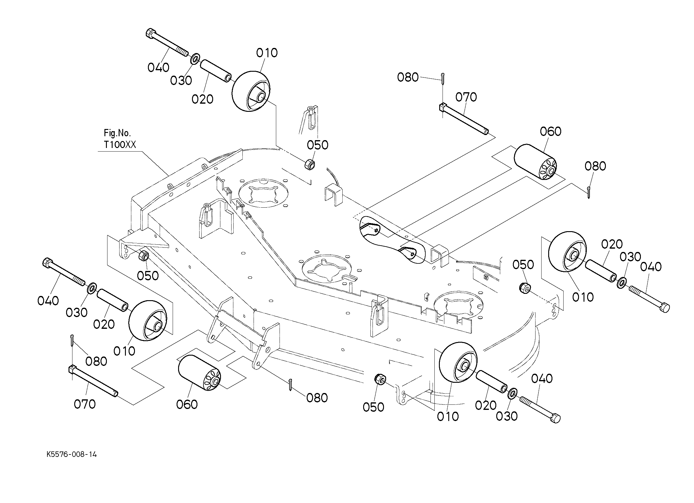 Kubota RCK48P-222Z(ZG222A-3) Parts Diagrams