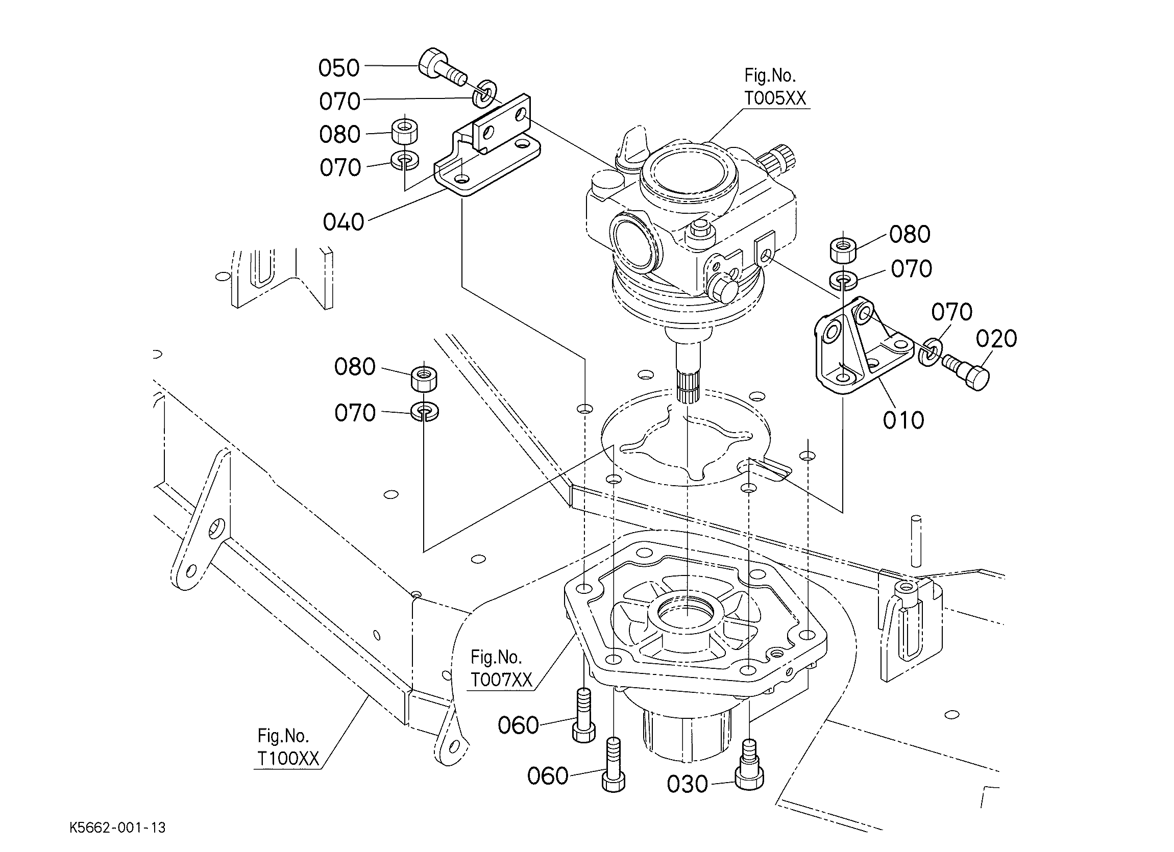 Kubota RCK60P-227Z(ZG227LA-3) Parts Diagrams