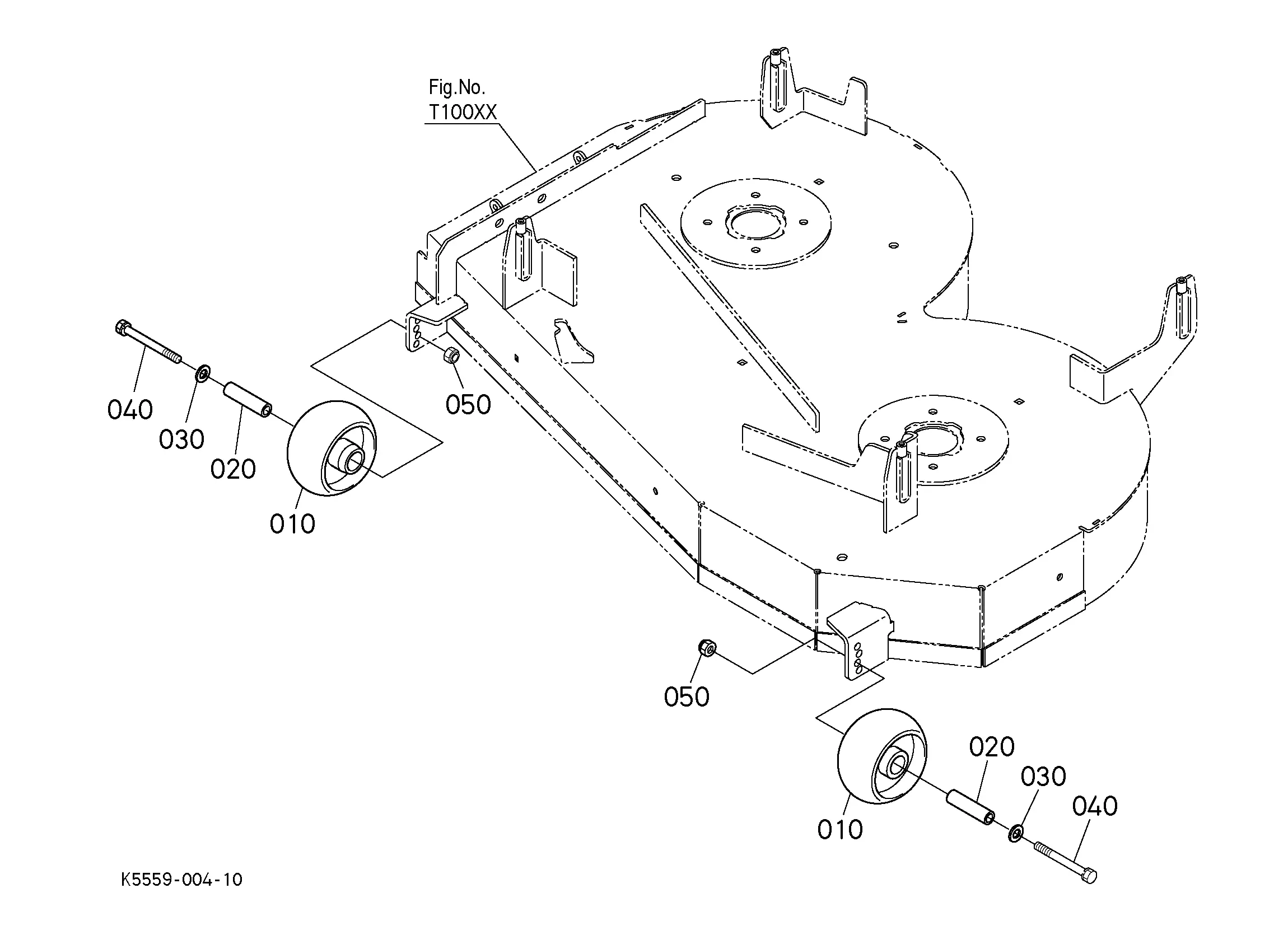 Kubota RCK42P-122Z(Z231KW) Parts Diagrams