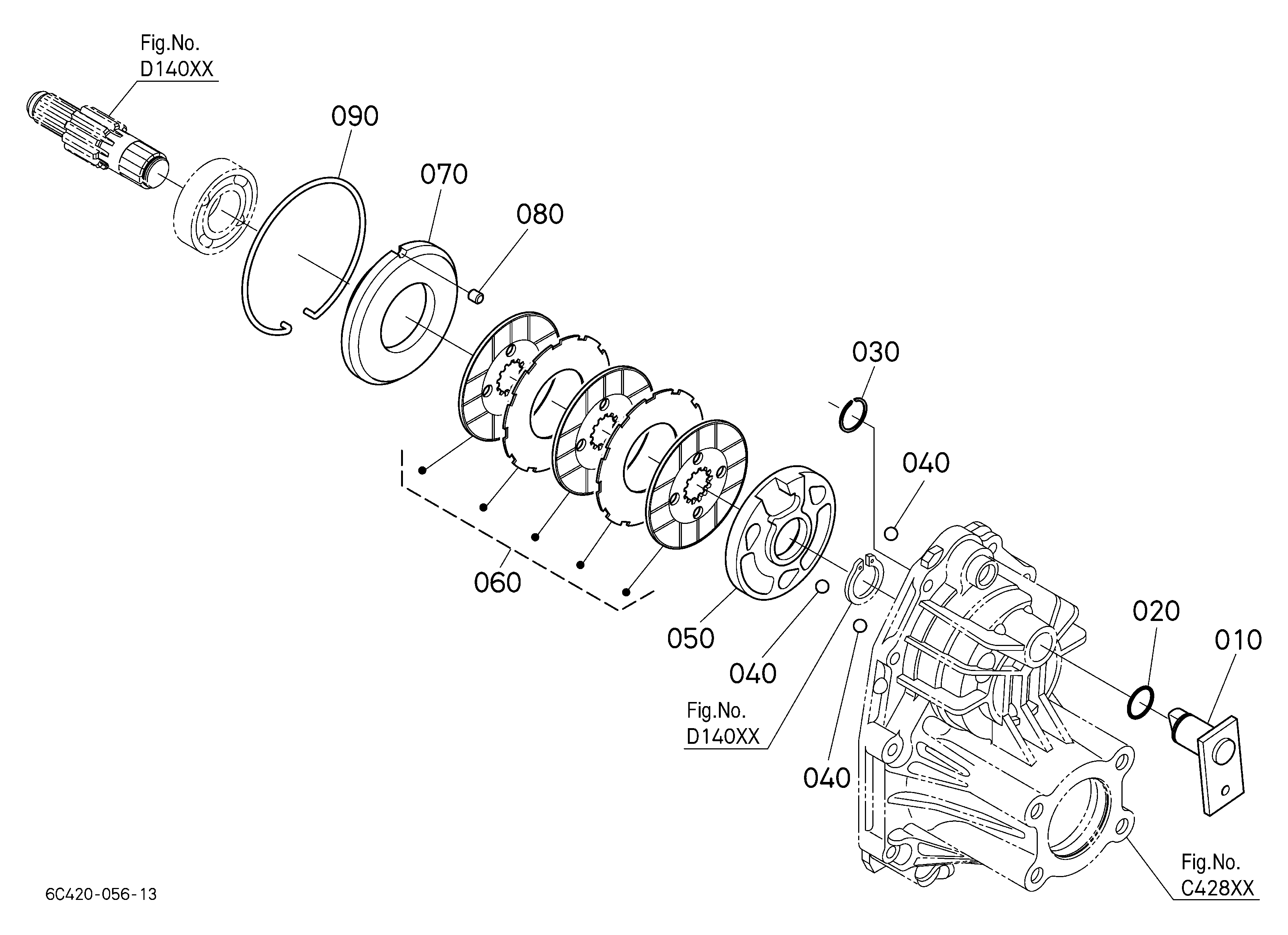 Kubota LX2610HSD Parts Diagrams