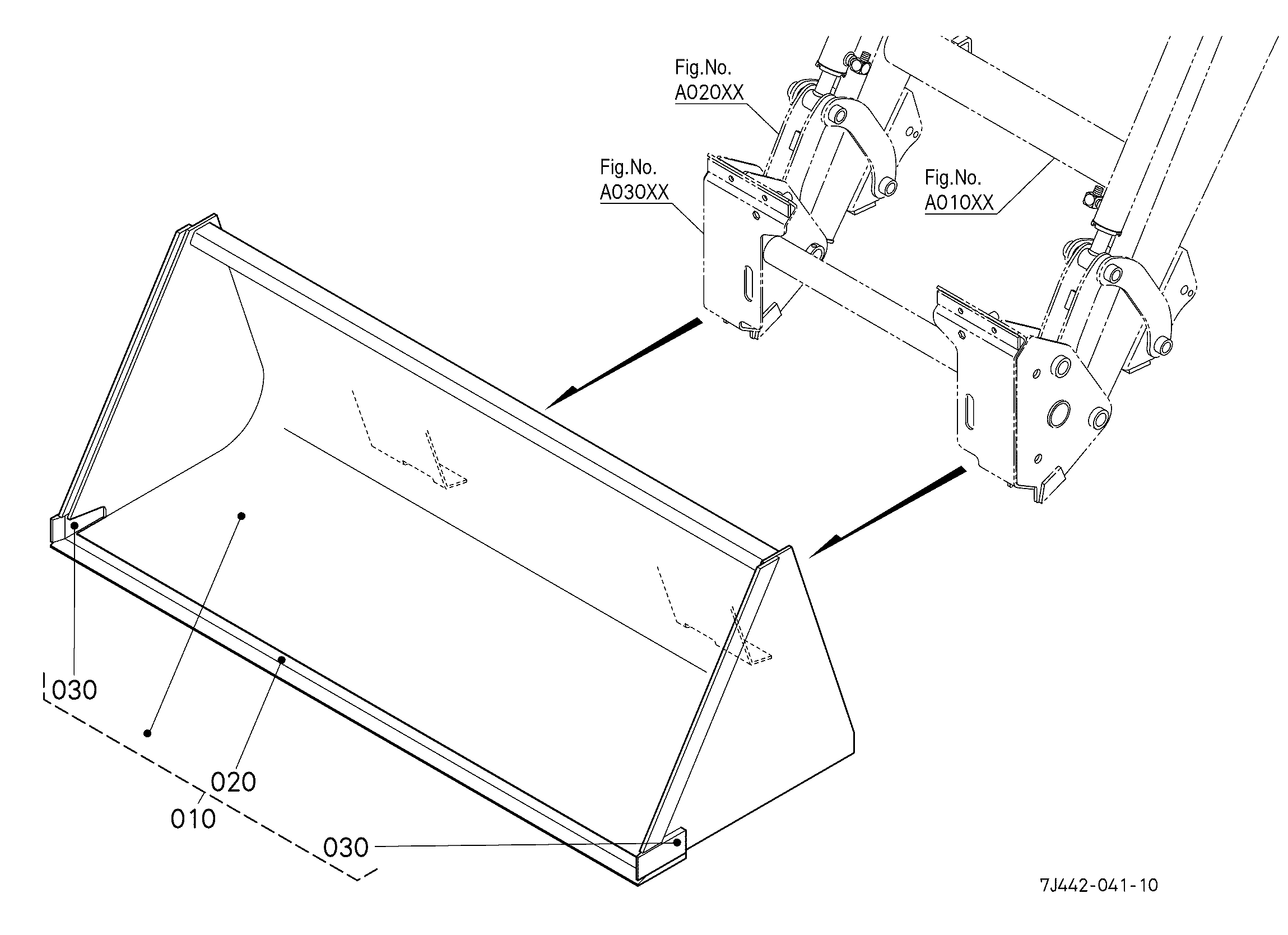Kubota LA1854 Parts Diagrams