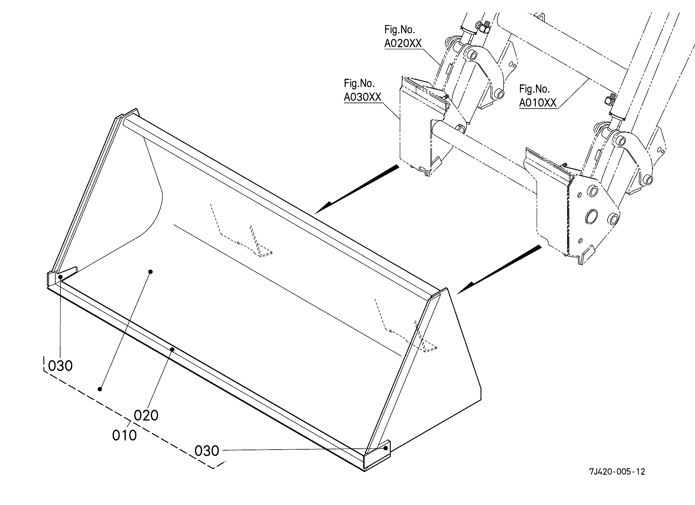 Kubota LA1854 Parts Diagrams