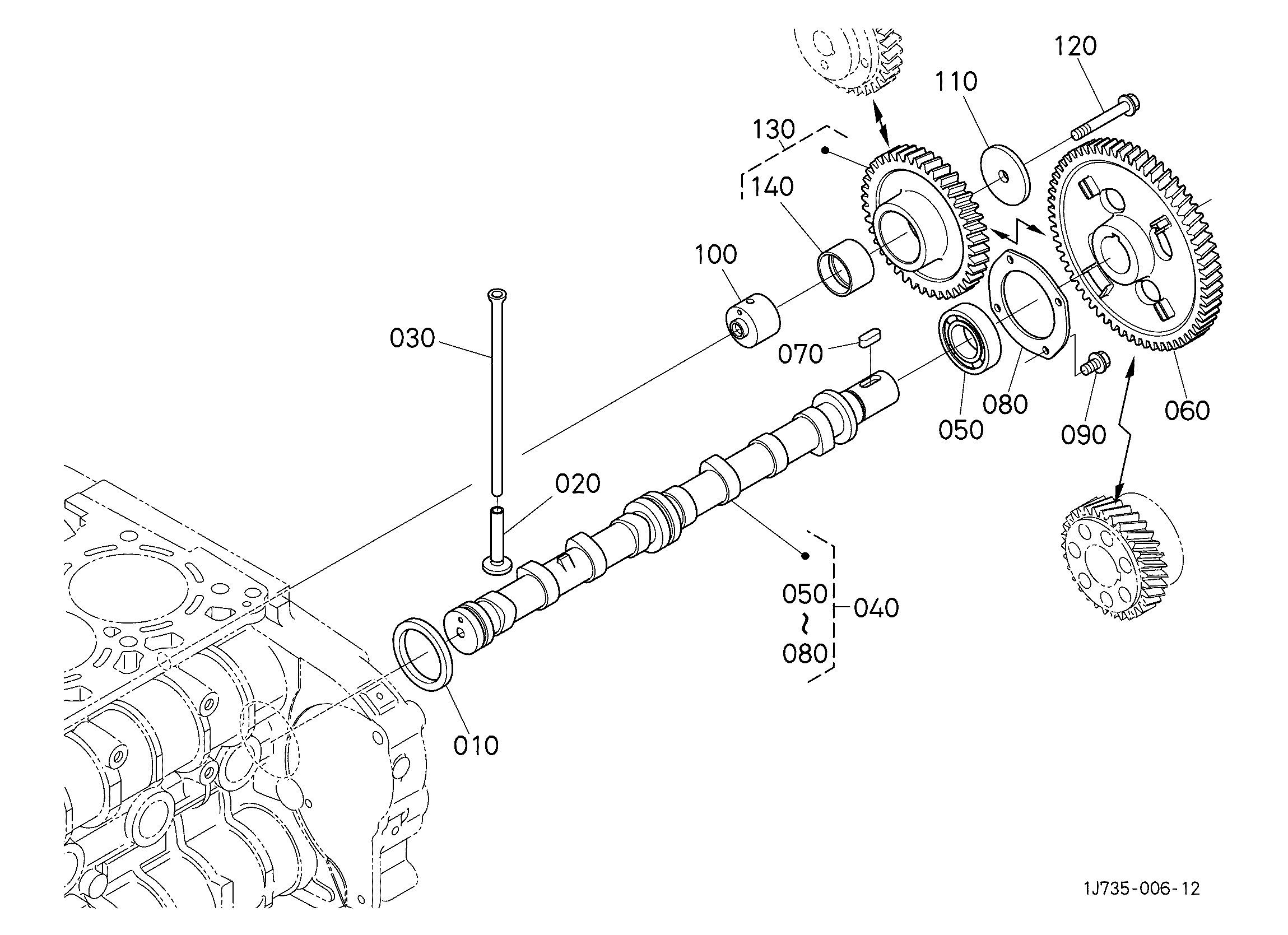 Kubota KX057-5 Parts Diagrams