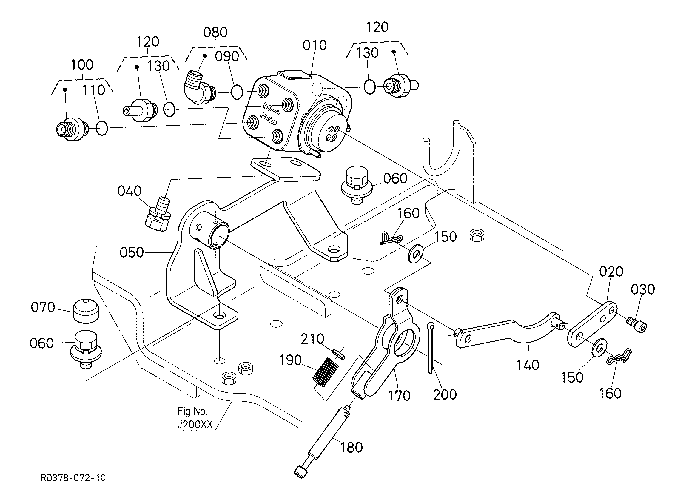 Kubota KX057-5 Parts Diagrams