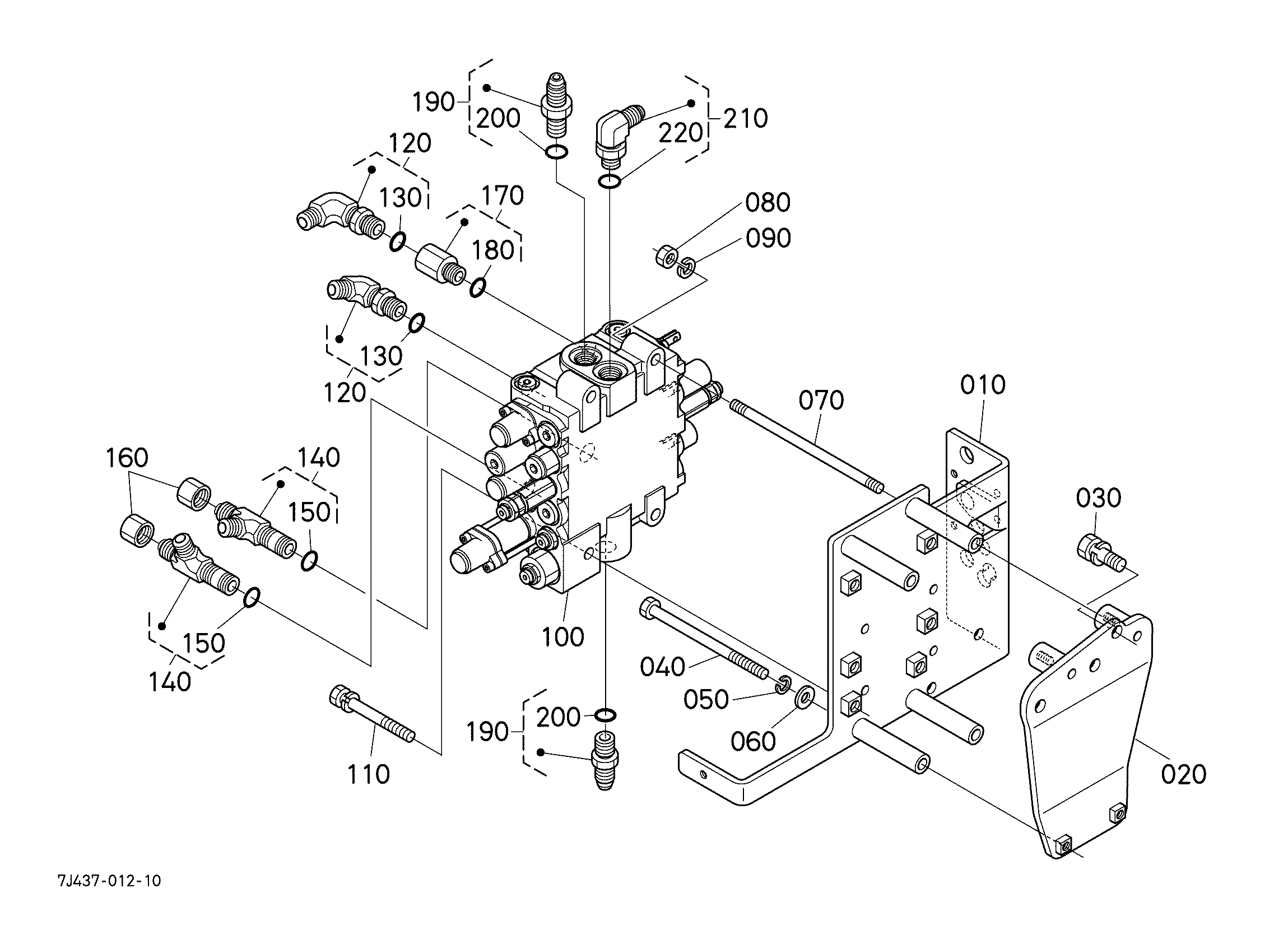 Kubota LA1154A Parts Diagrams