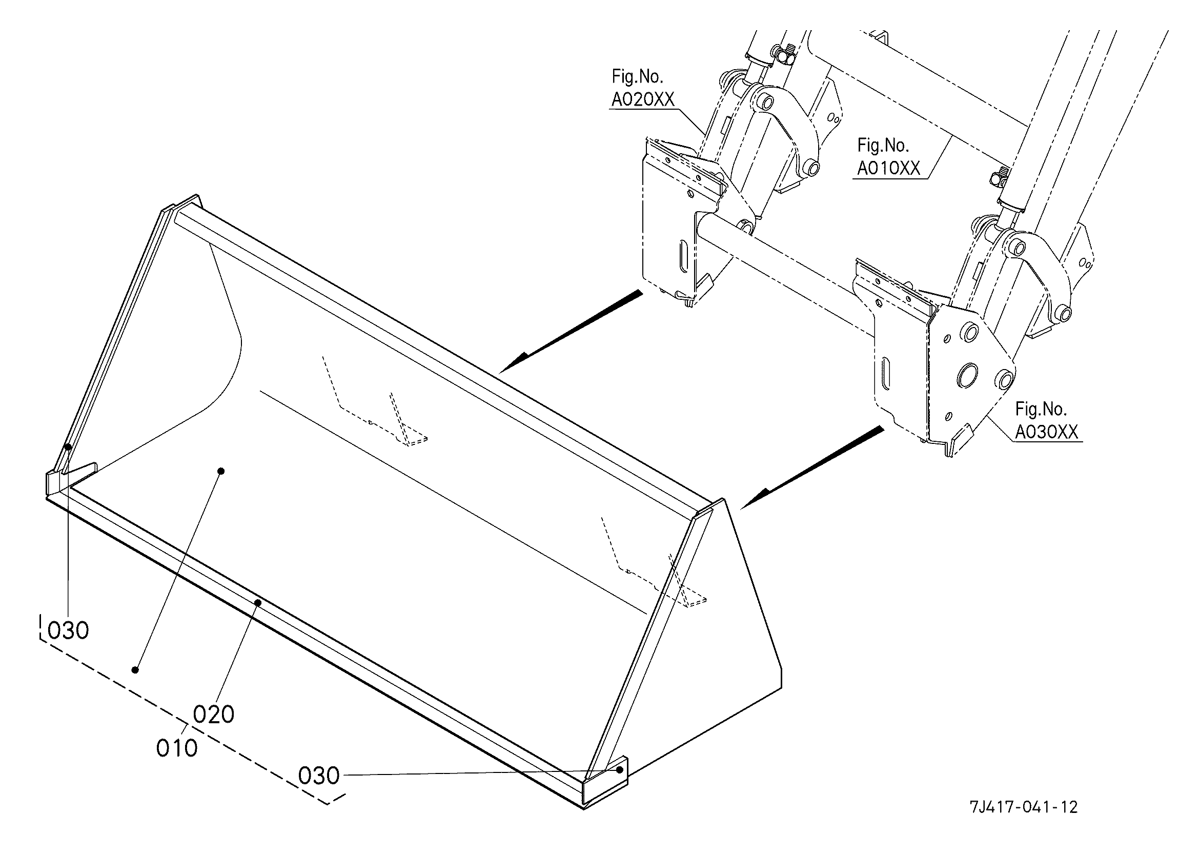 Kubota LA2255 Parts Diagrams