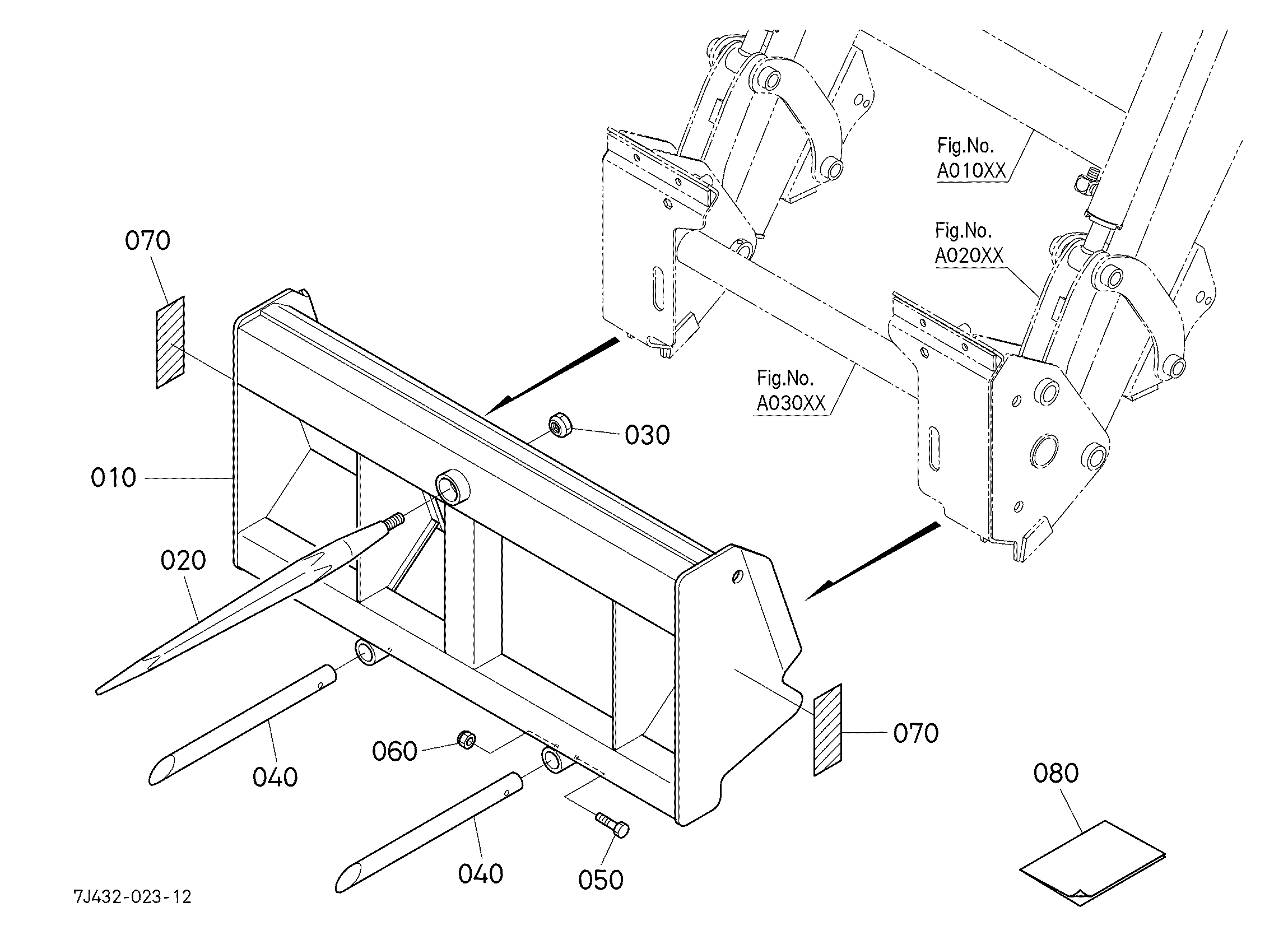 Kubota LA2255 Parts Diagrams