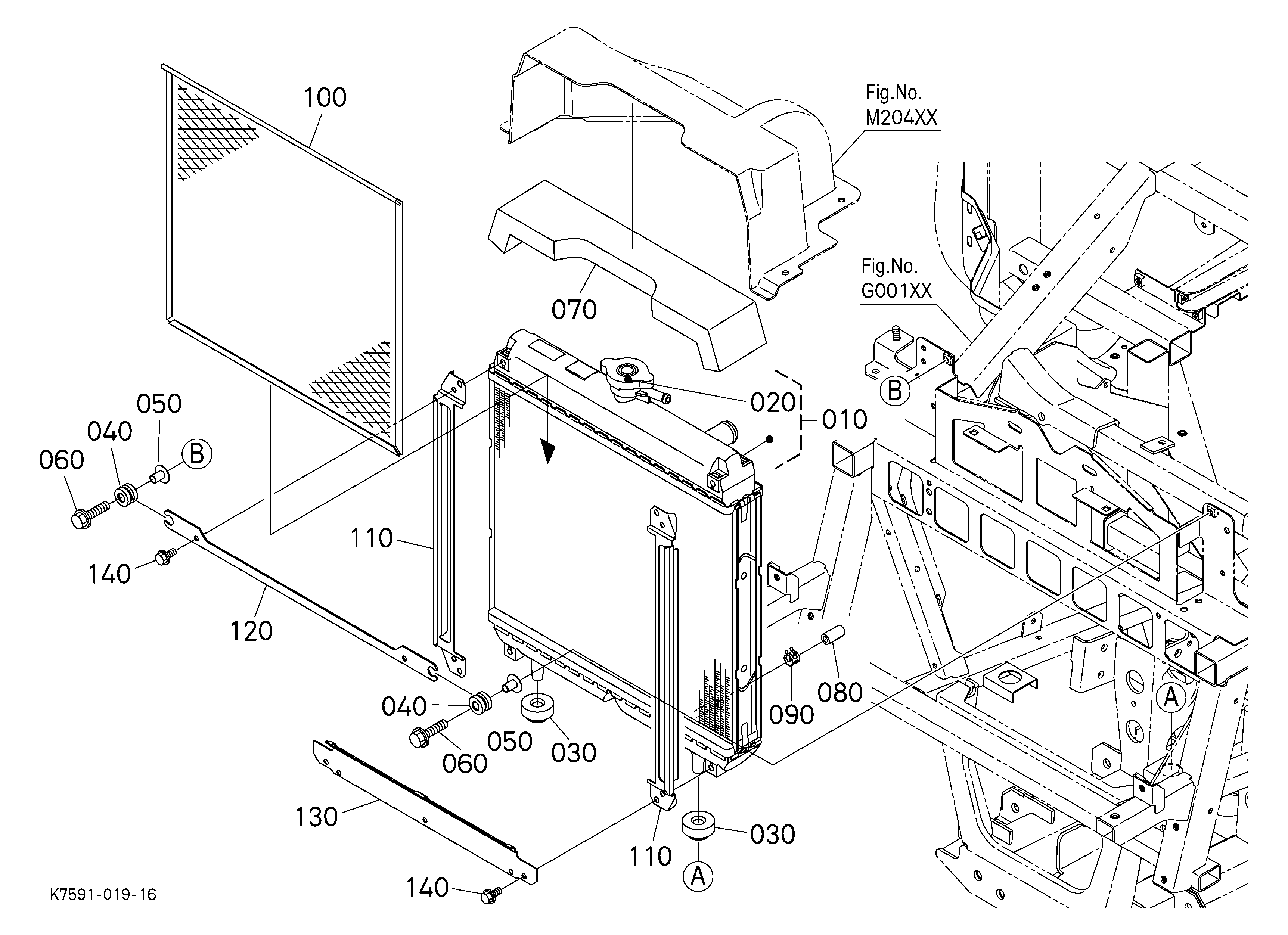 Kubota RTV-X1120DR2 (Model Code.K7431-XXXXX) Parts Diagrams