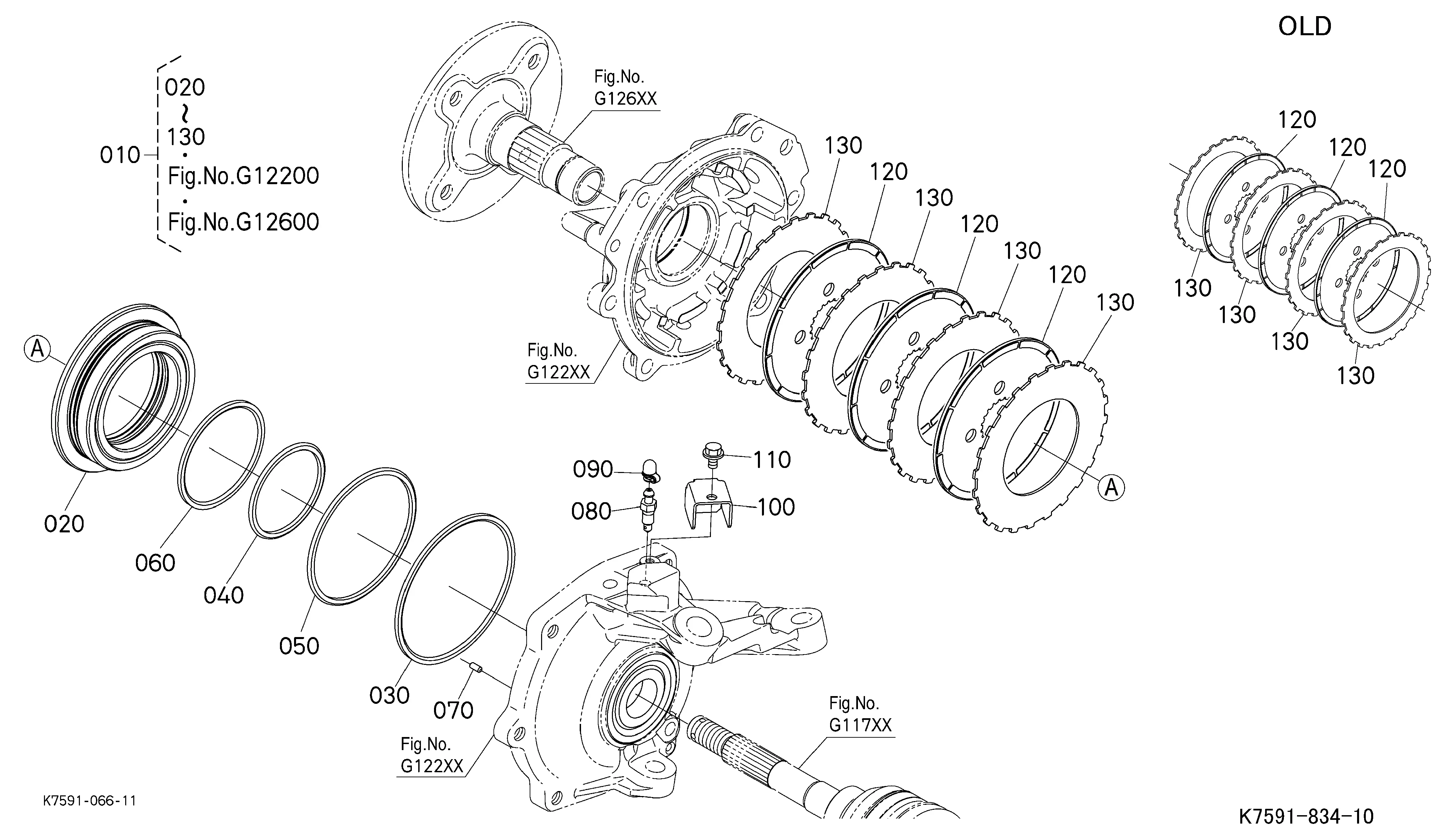 Kubota RTV-X1120DR2 (Model Code.K7431-XXXXX) Parts Diagrams