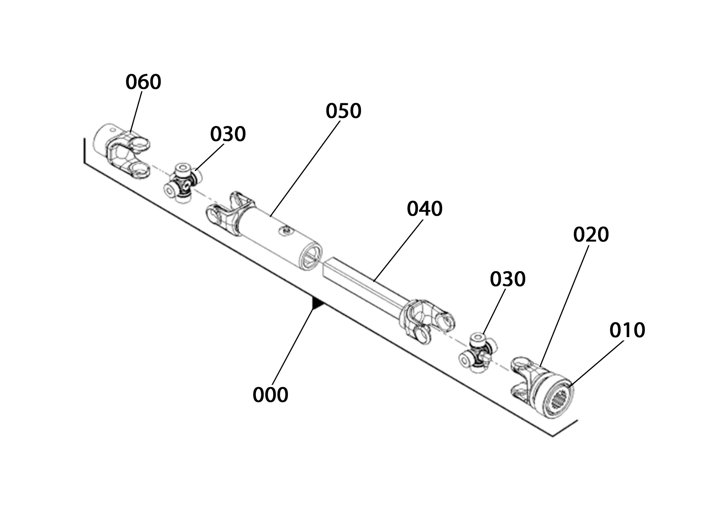 Kubota V5299B - PTO DRIVE KIT WITH K-CONNECT (V5299B - PTO DRIVE