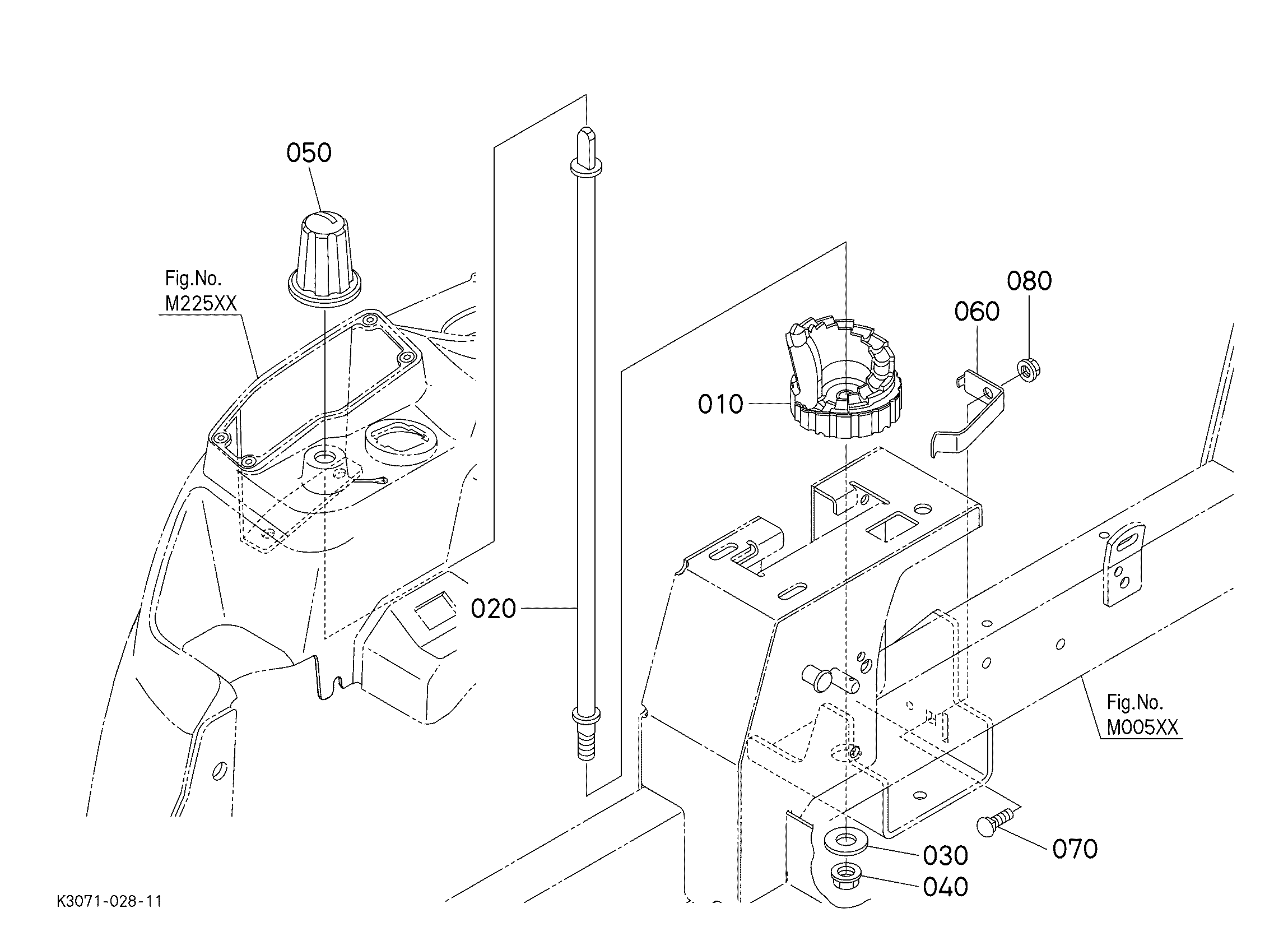 Kubota Z422KW Parts Diagrams