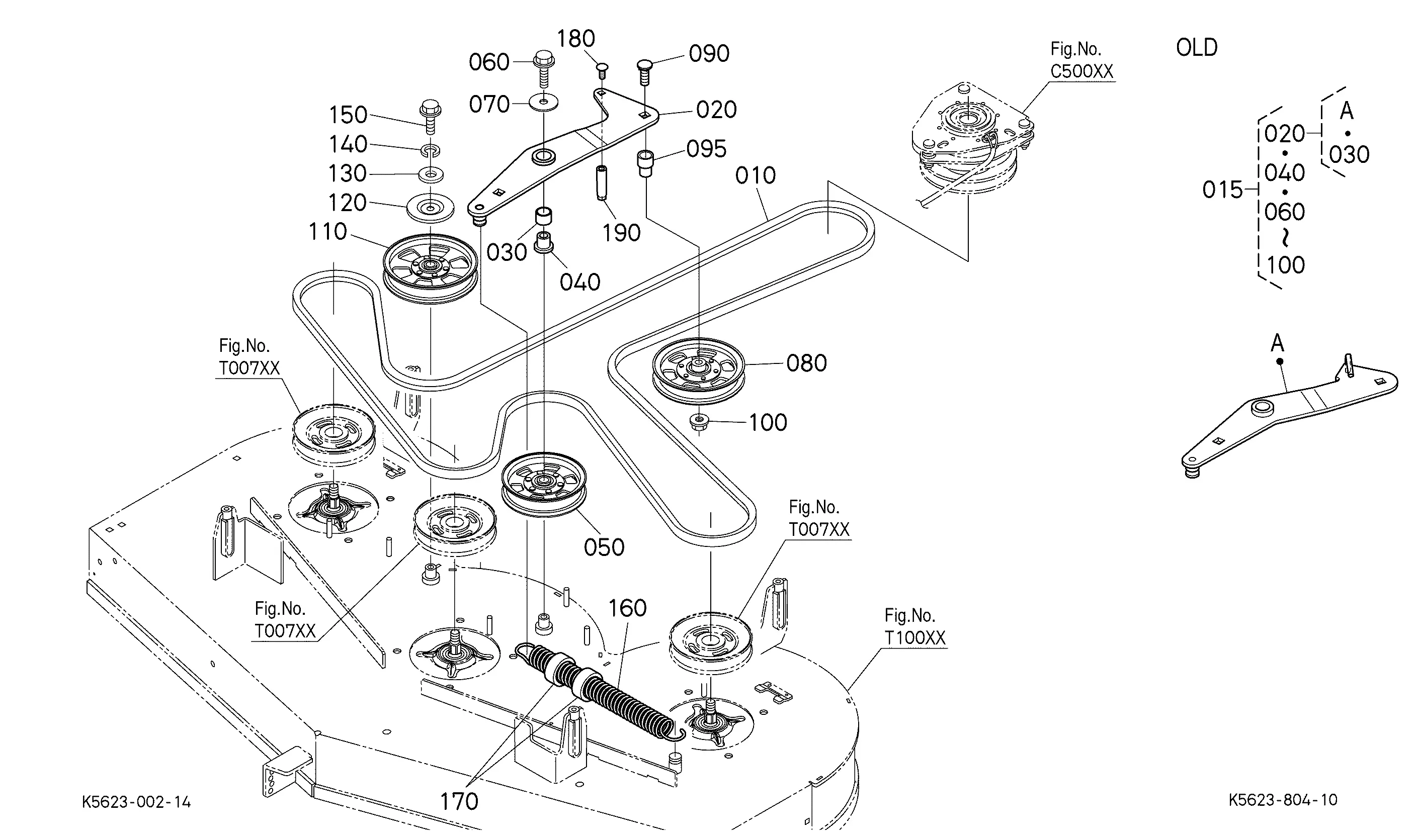 Kubota RCK54P-400Z(Z422KW) Parts Diagrams