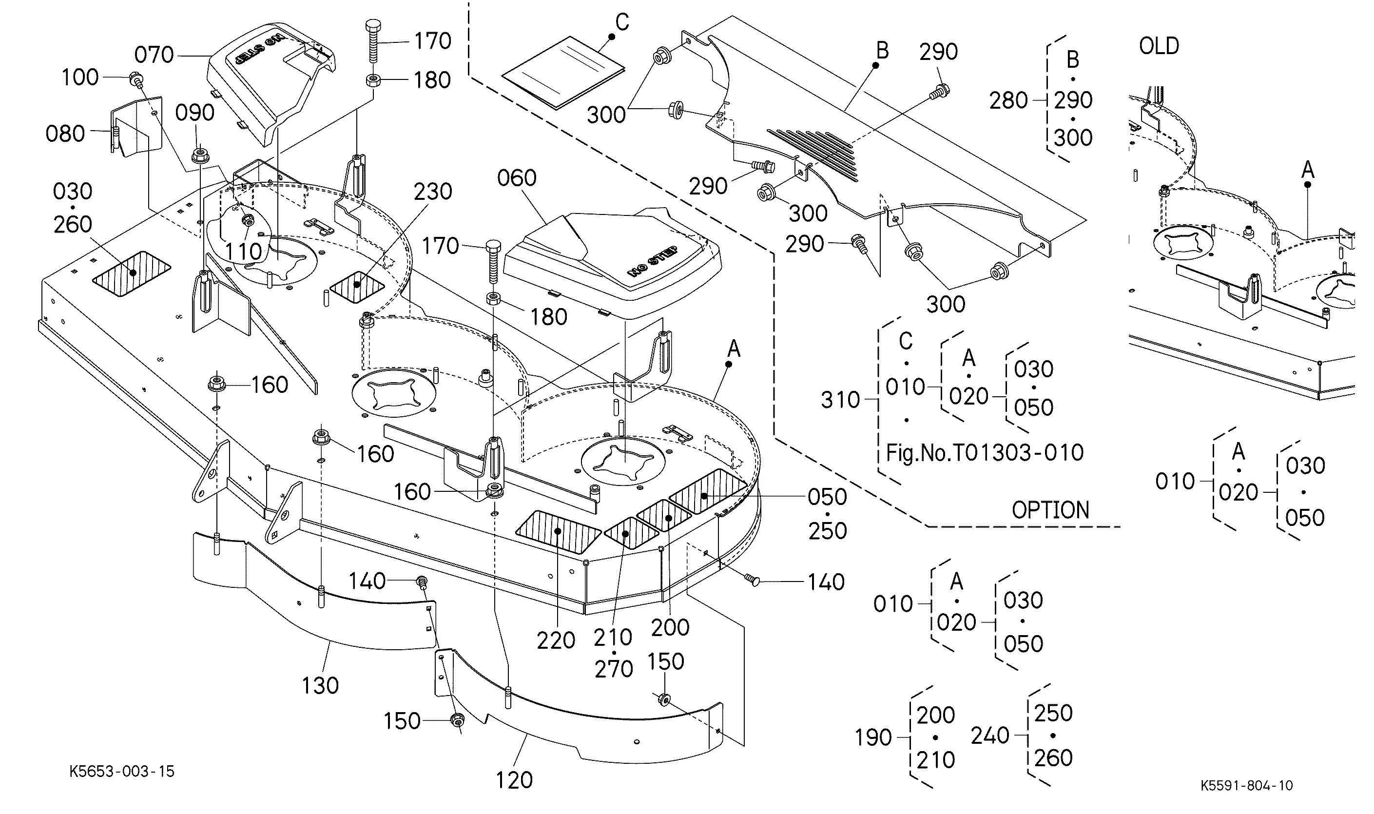Kubota RCK60P-400Z(Z421KWT-3) Parts Diagrams
