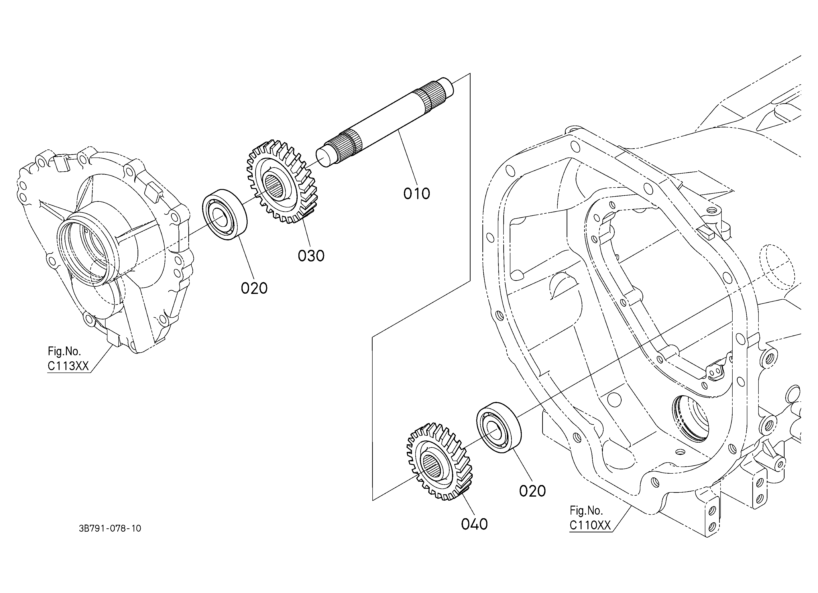 Kubota M5-111HDC/HDC-1 Parts Diagrams
