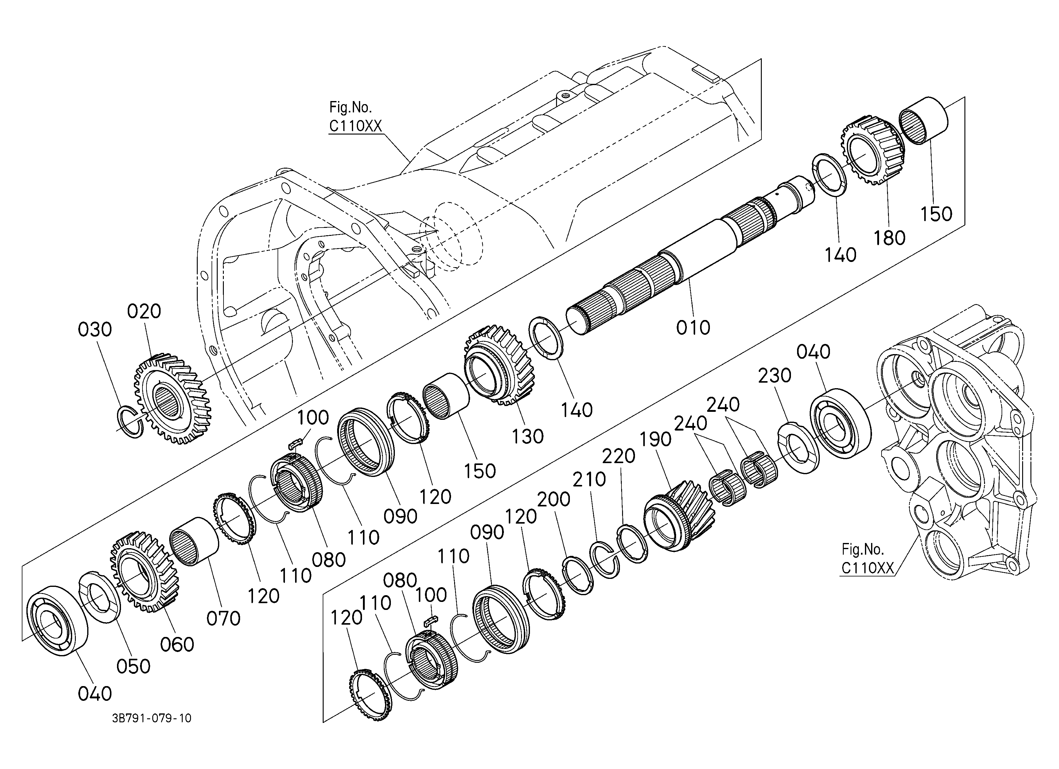 Kubota M5-111HDC/HDC-1 Parts Diagrams