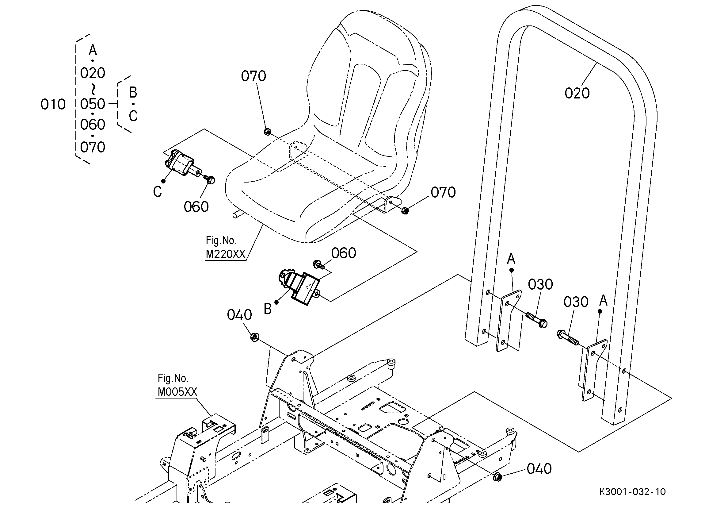 Kubota Z231KW Parts Diagrams