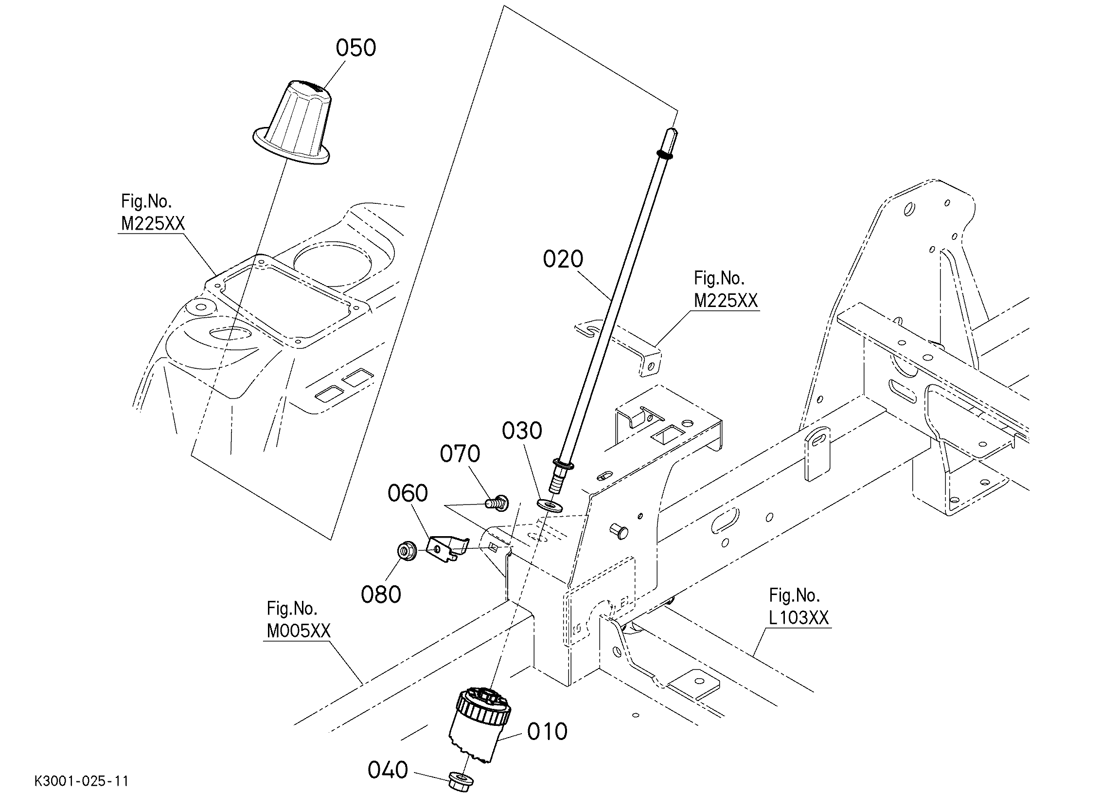 Kubota Z231KW Parts Diagrams