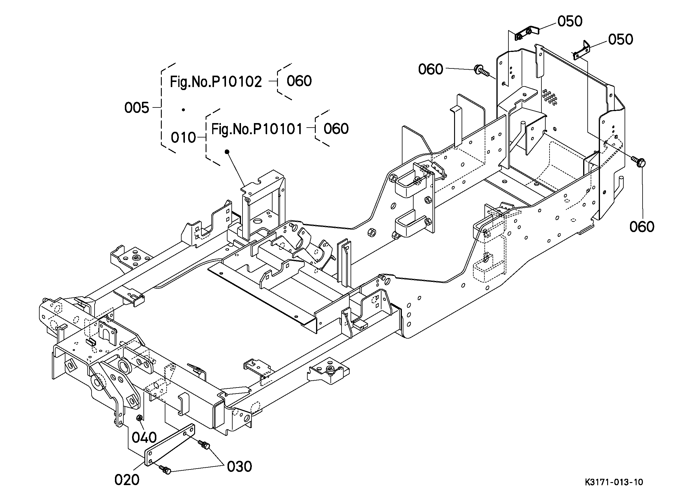 Kubota ZD326HL (26 HP DIESEL PRO COM W/72 DECK) Parts Diagrams