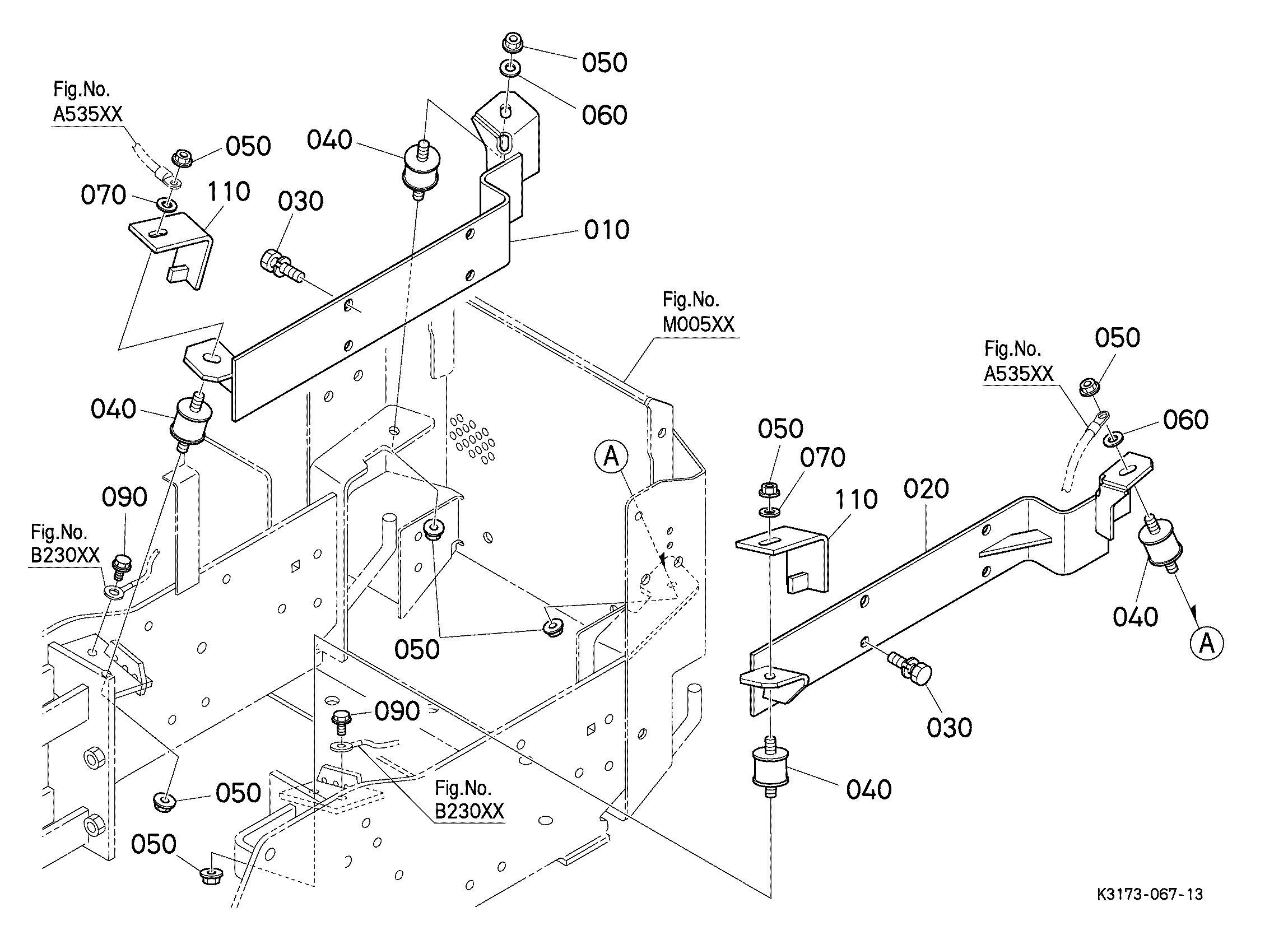 Kubota ZD326HL (26 HP DIESEL PRO COM W/72 DECK) Parts Diagrams