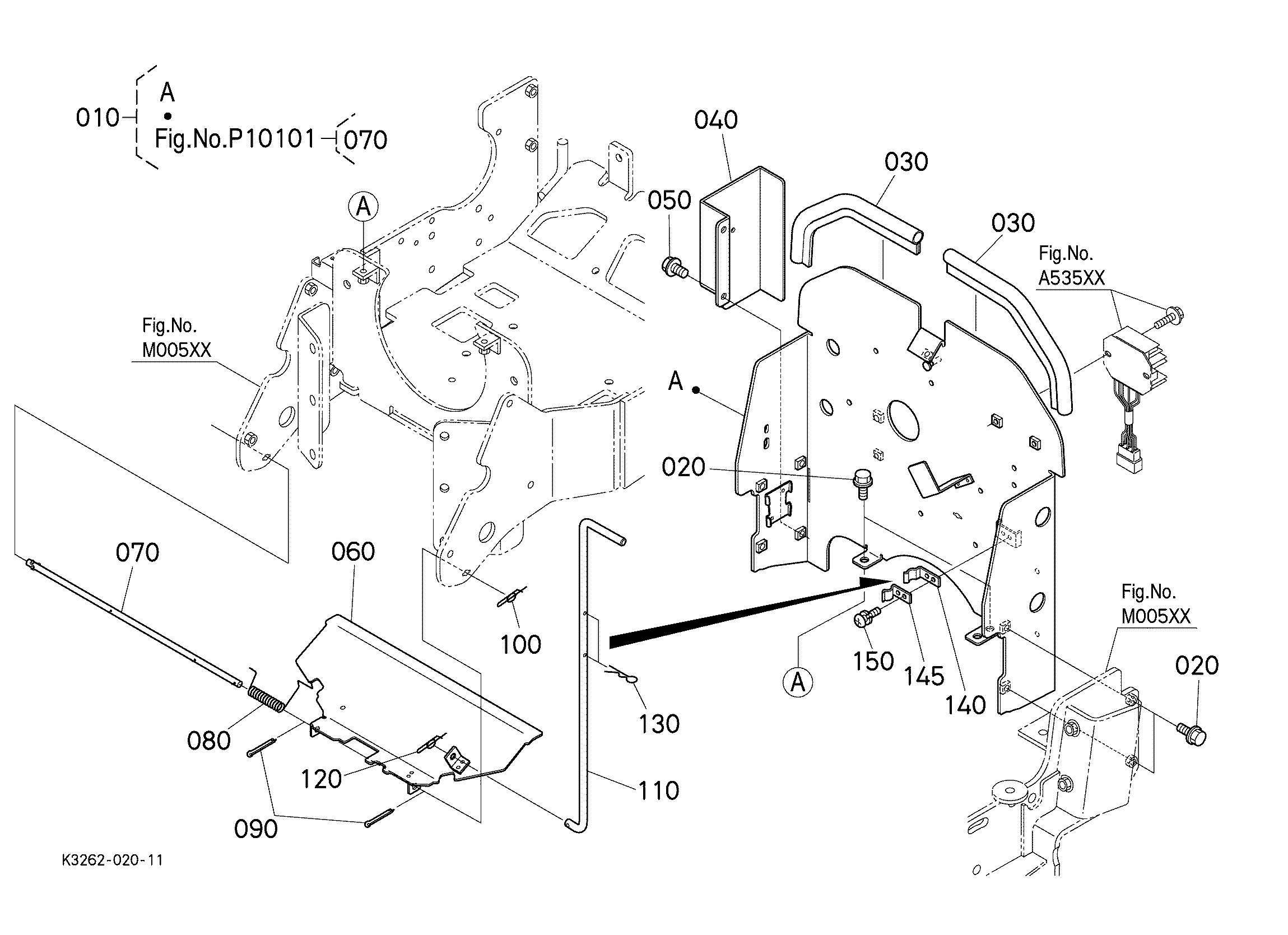 Kubota ZG227LA-3 Parts Diagrams