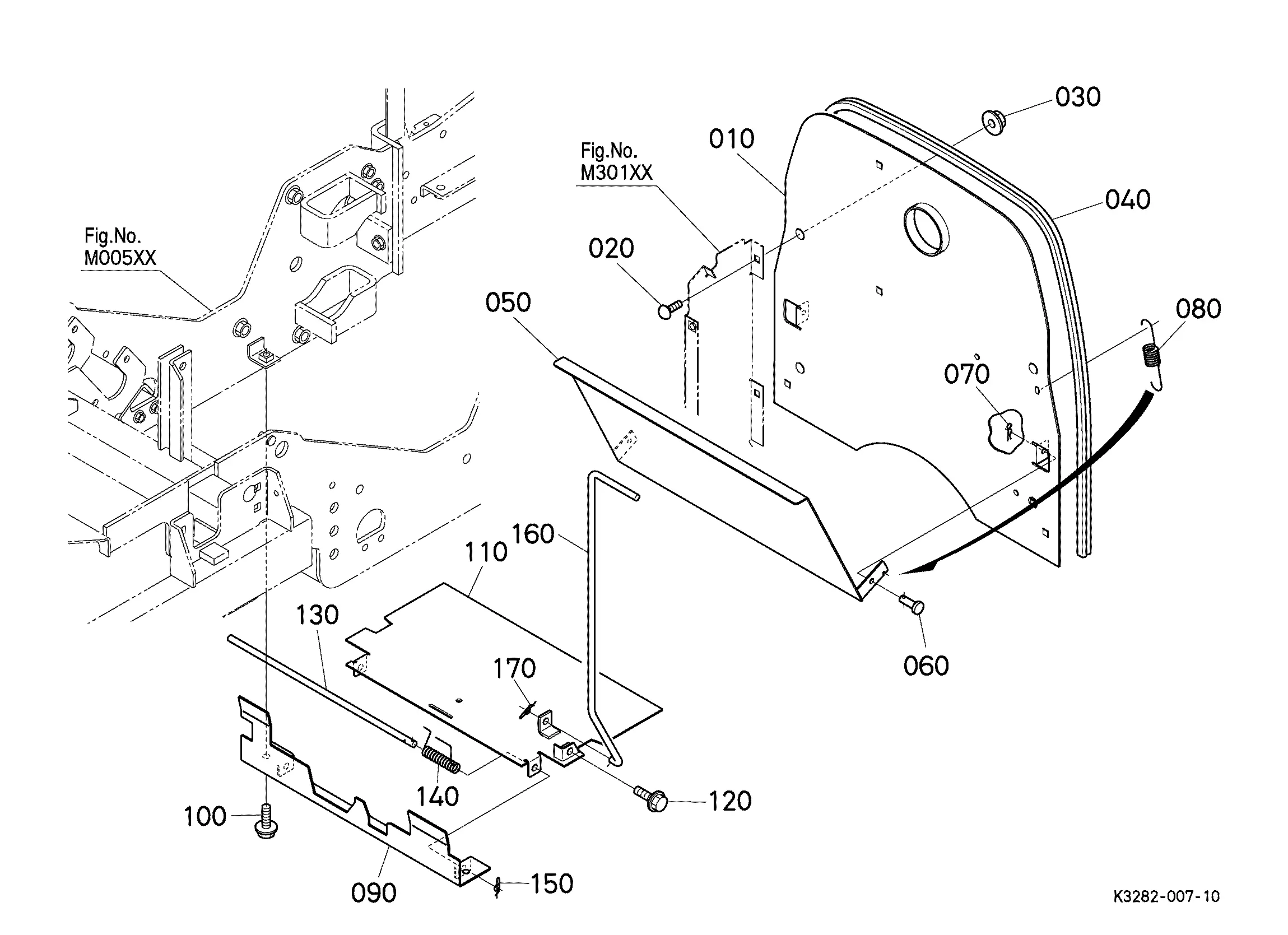 Kubota ZG327PA(S.NO.;>=60001) Parts Diagrams