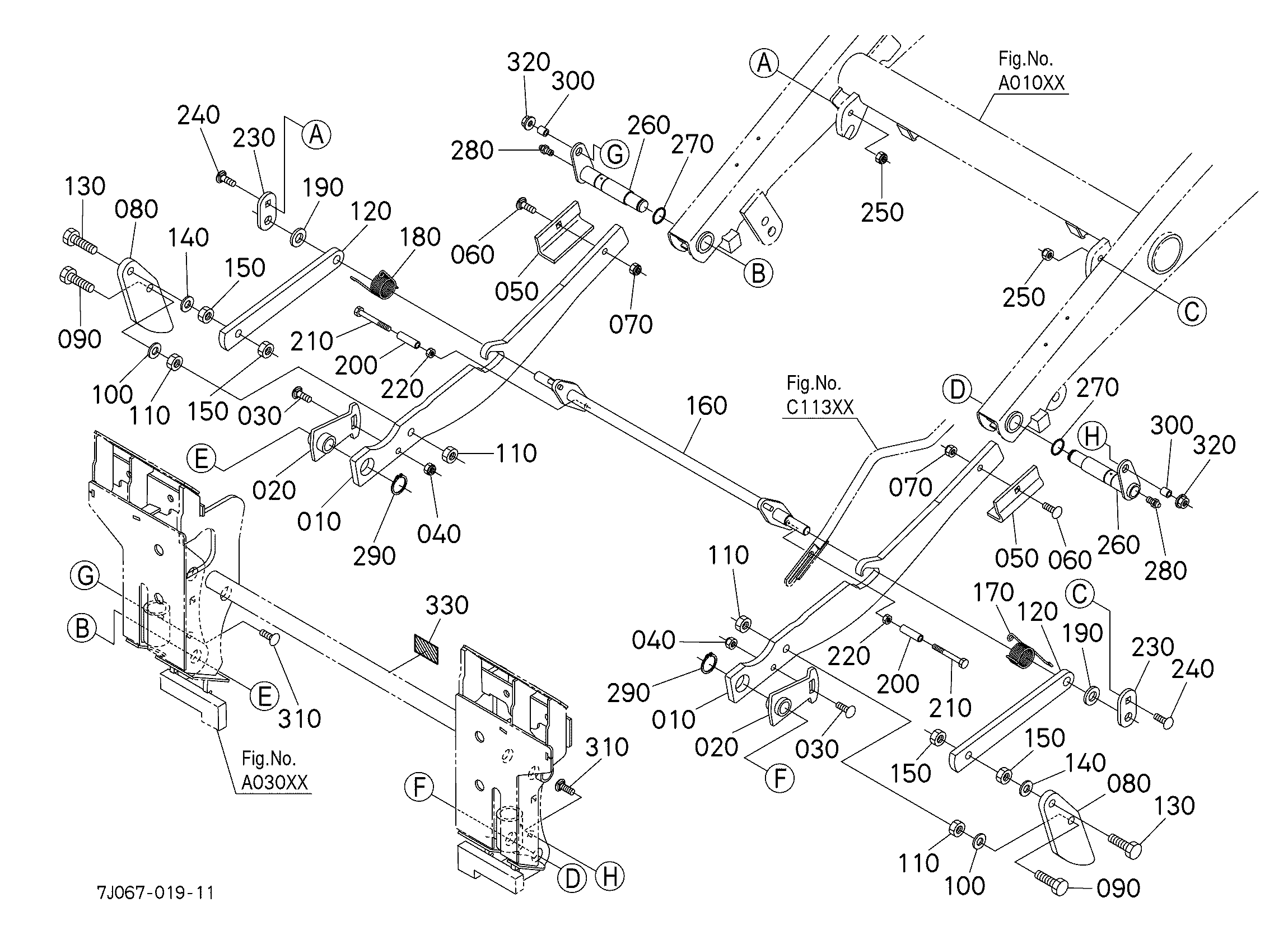 Kubota LA545 Parts Diagrams