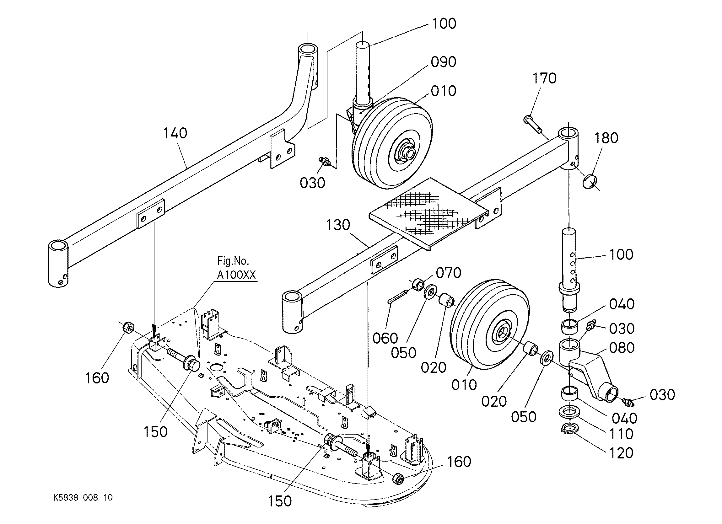 Kubota RC72-40LX Parts Diagrams