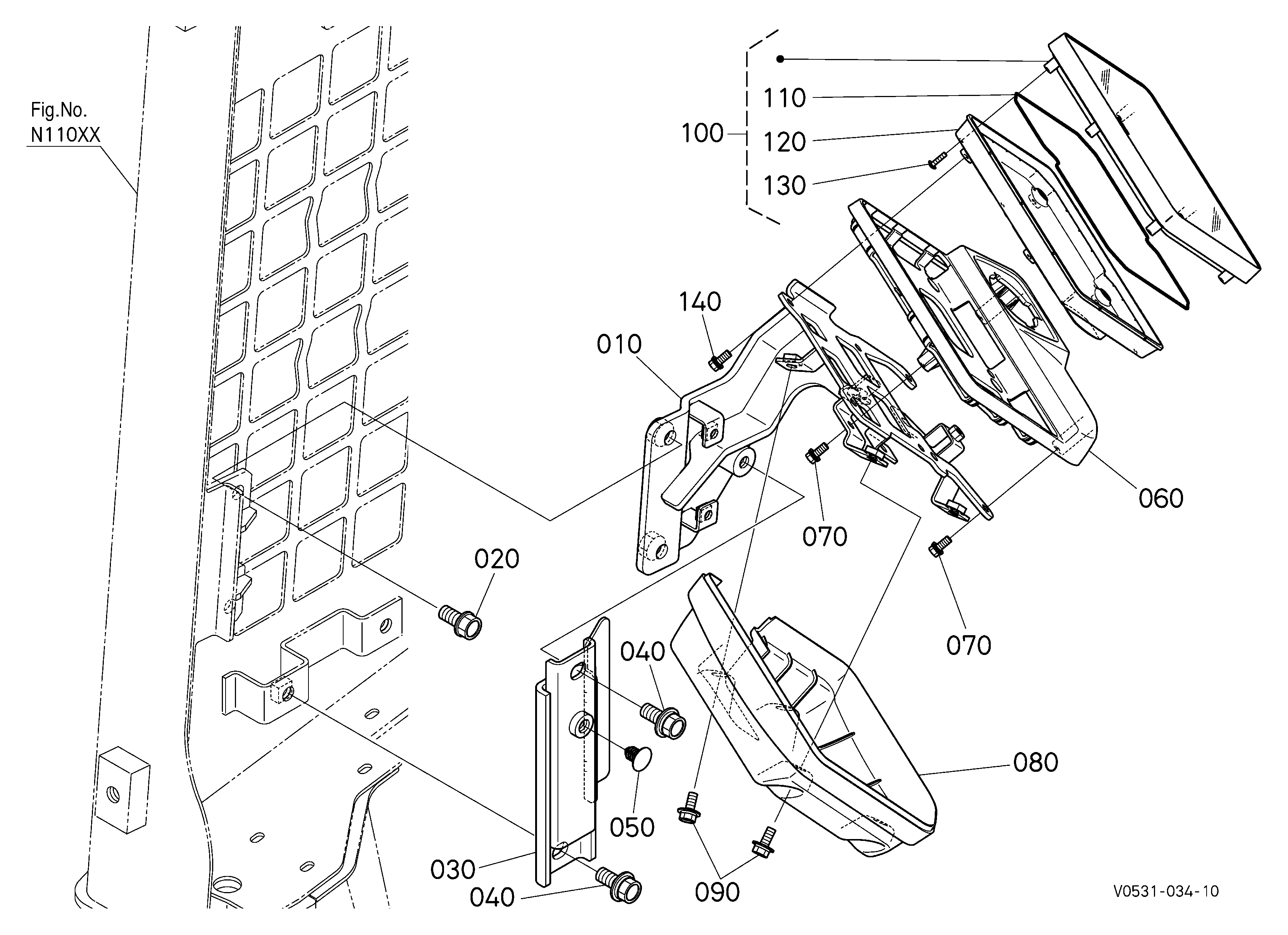 Kubota SVL75-3 Parts Diagrams
