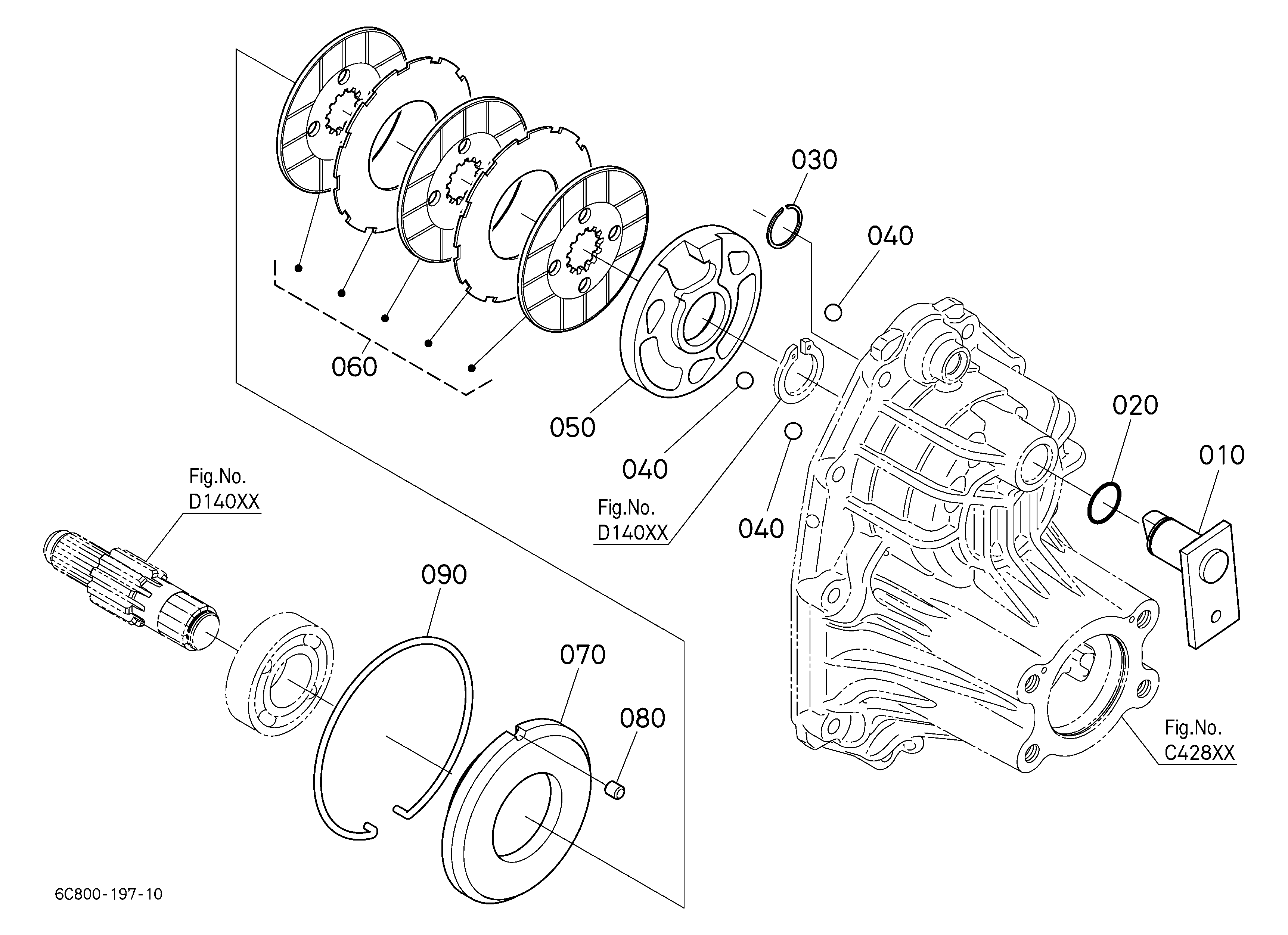 Kubota LX2620HSD Parts Diagrams