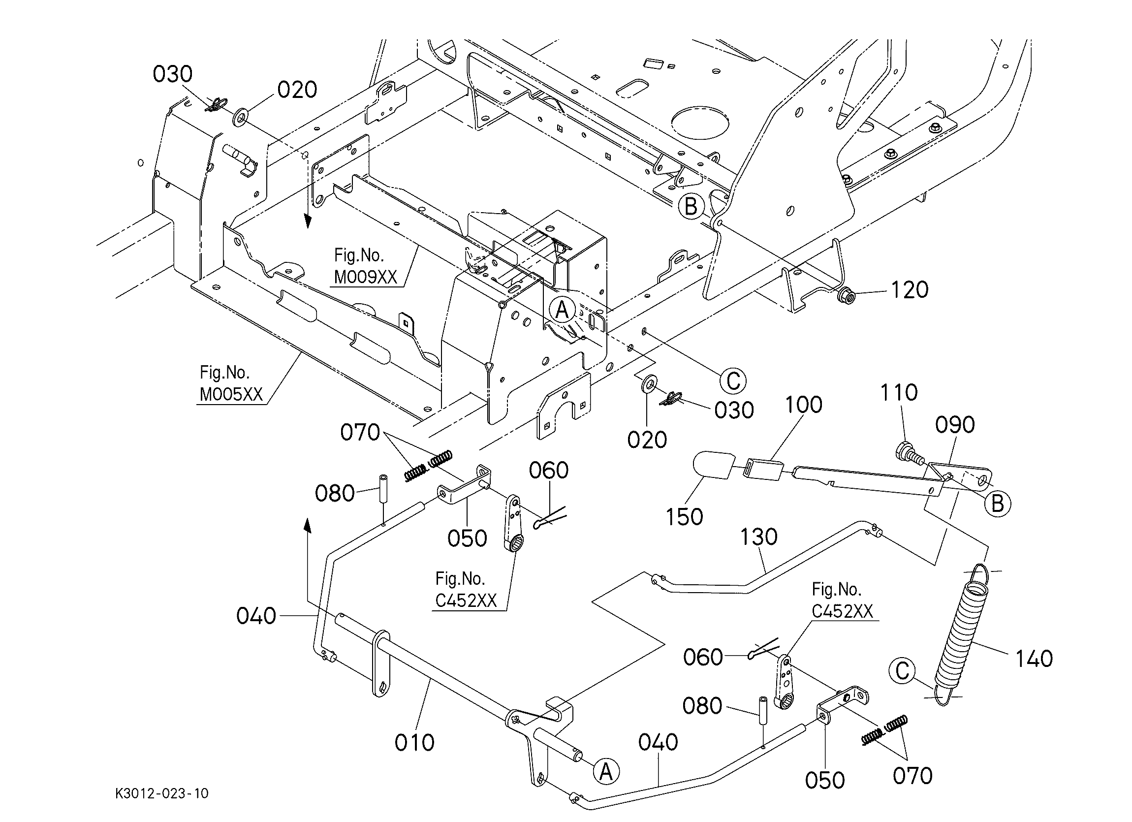 Kubota Z242KH Parts Diagrams
