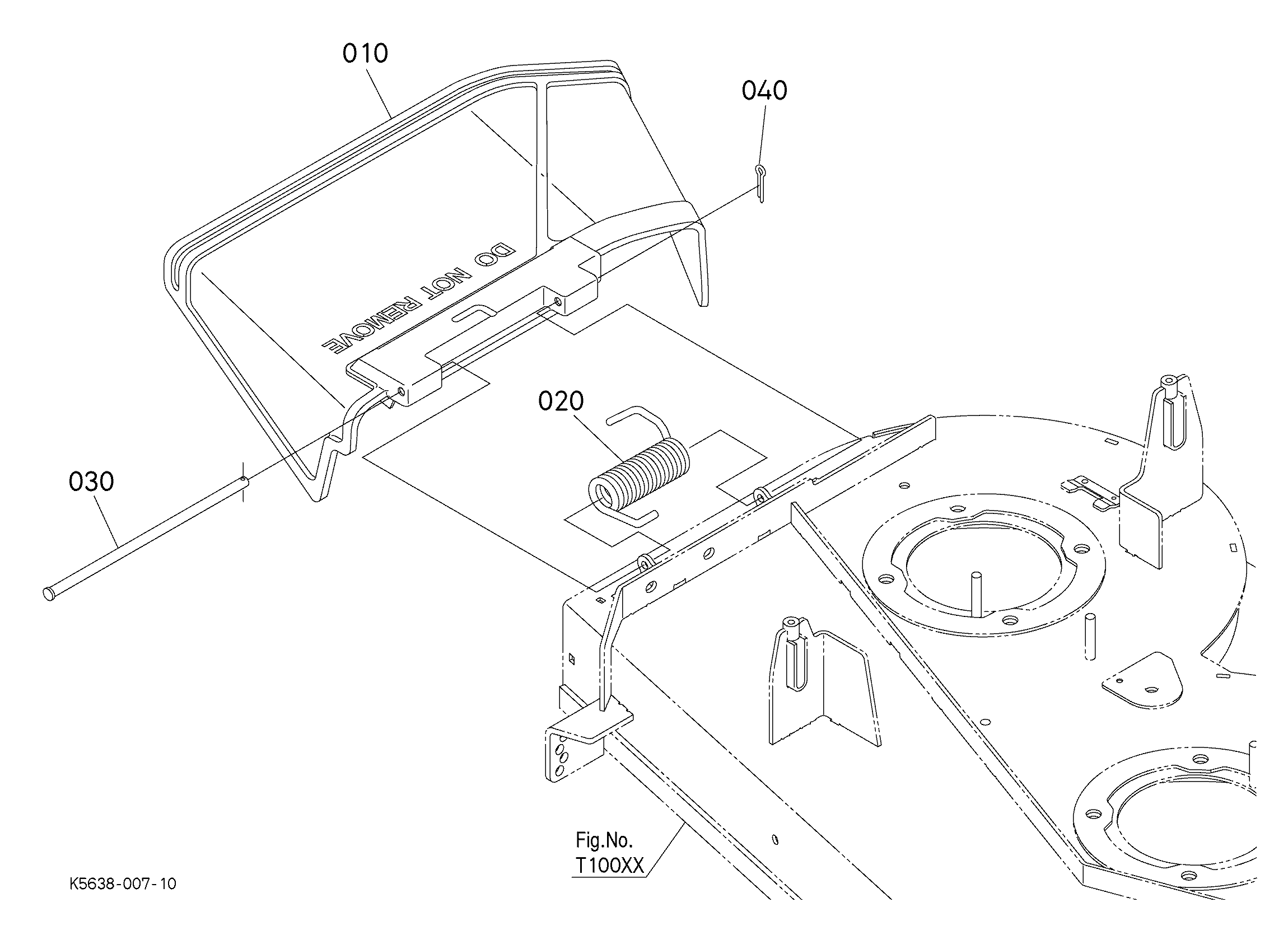 Kubota RCK54P-200Z(Z252KW/Z252KH) Parts Diagrams