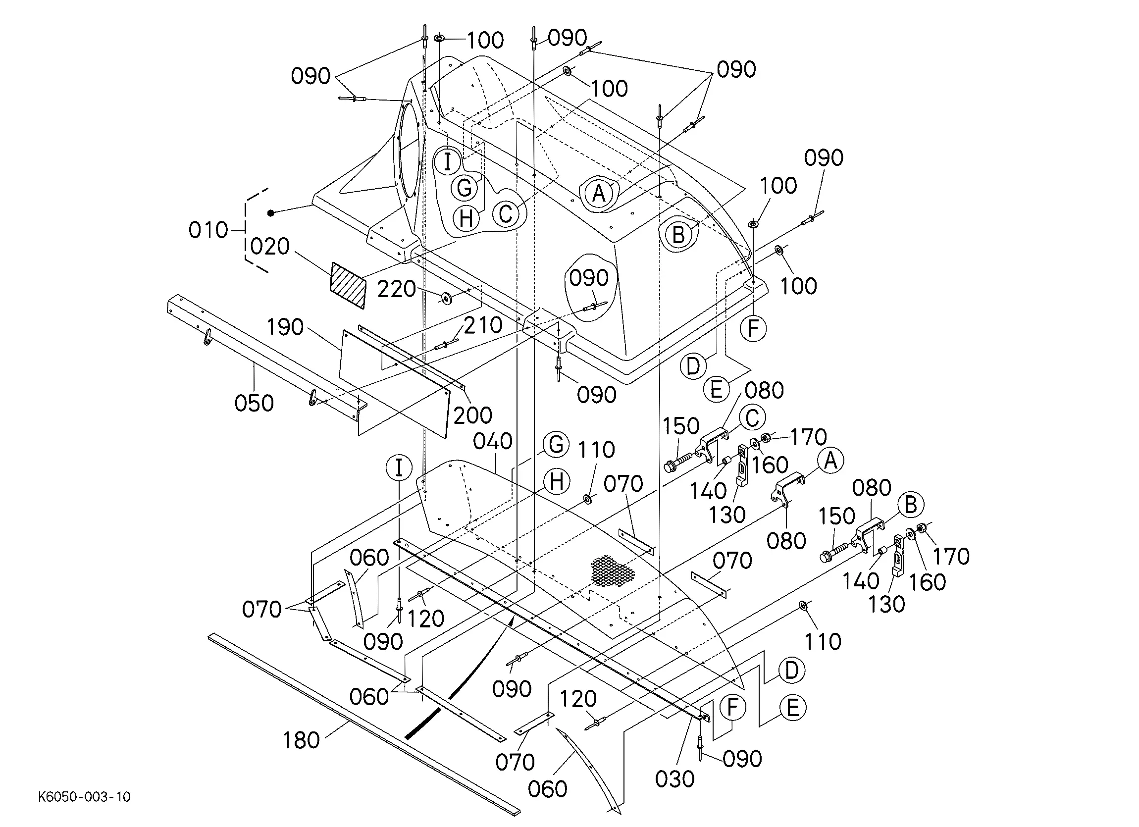 Kubota GCK54-252Z Parts Diagrams